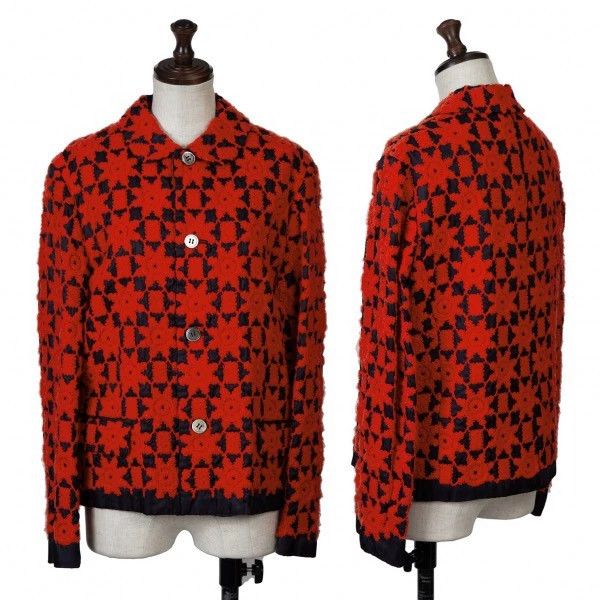 Comme des Garcons Comme Des Garcons Vintage red flower gold ingot collar coa Size M / US 6-8 / IT 42-44 - 1 Thumbnail