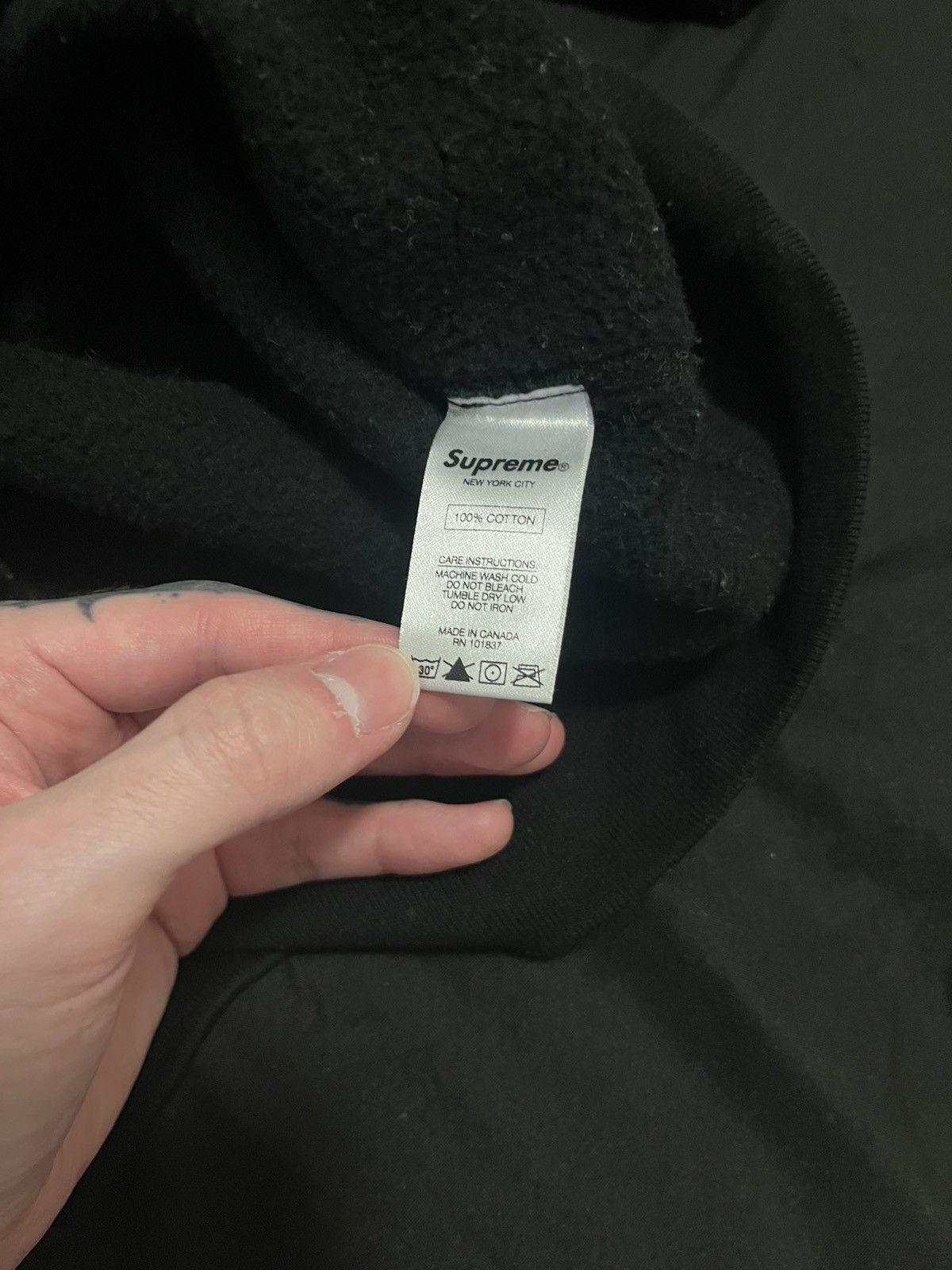 Supreme Supreme slayer cutter crewneck black Size US M / EU 48-50 / 2 - 7 Thumbnail