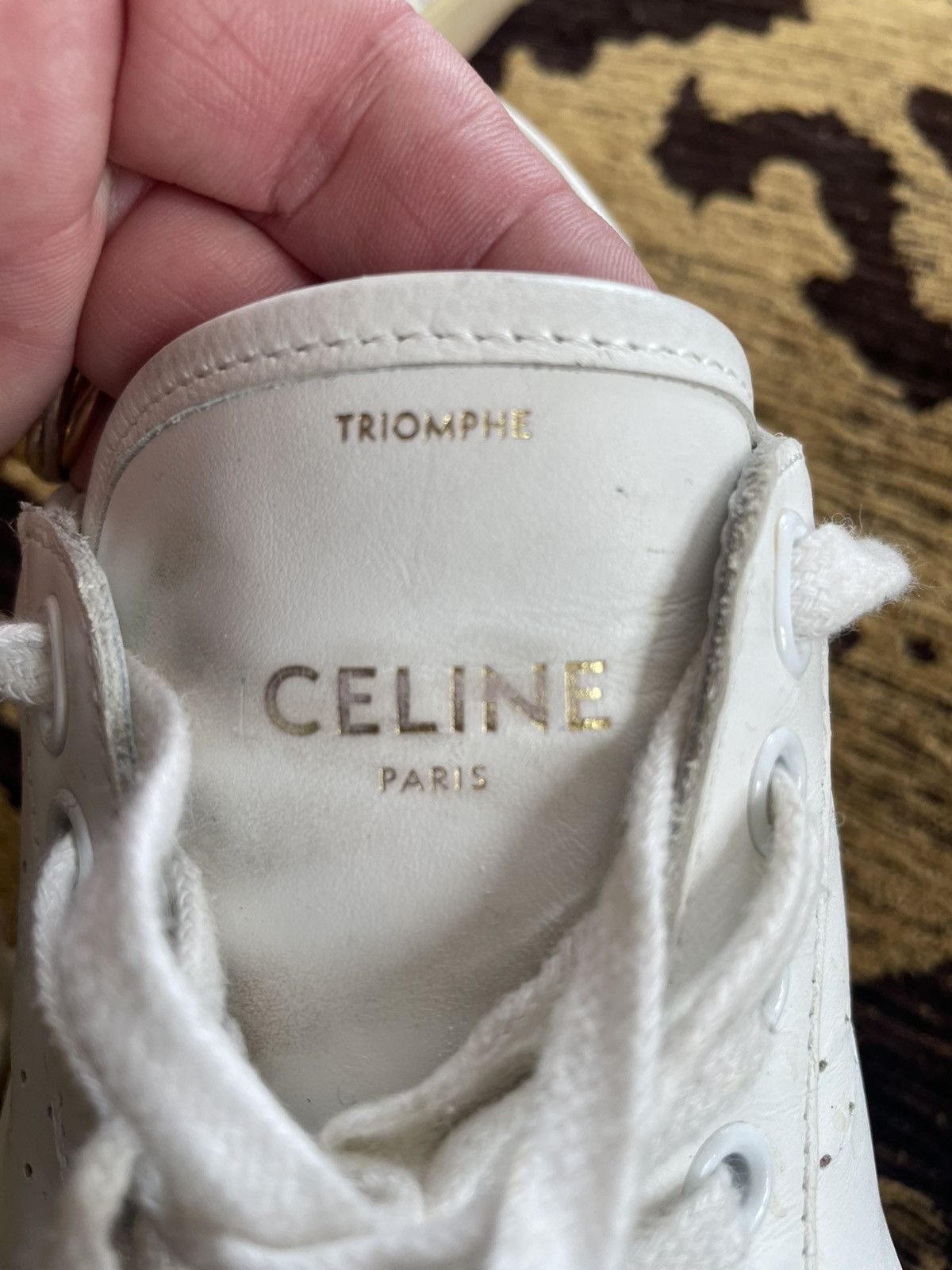 Celine Celine sz 39 Triomphe TR01L Size US 7.5 / EU 40-41 - 4 Thumbnail