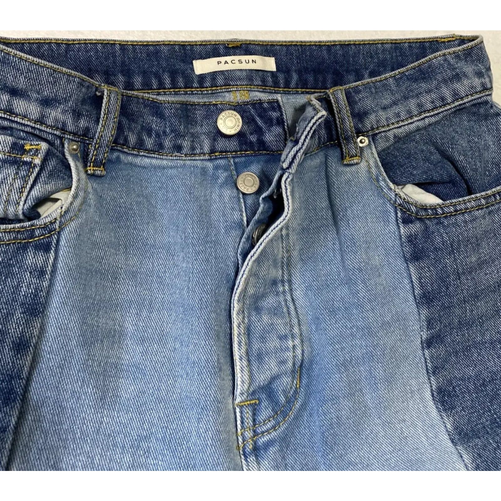 Pacsun Pacsun Jeans Women 30W Blue Denim Mid Wash High Rise 26in Inseam Button Closure Size 30" / US 8 / IT 44 - 4 Thumbnail