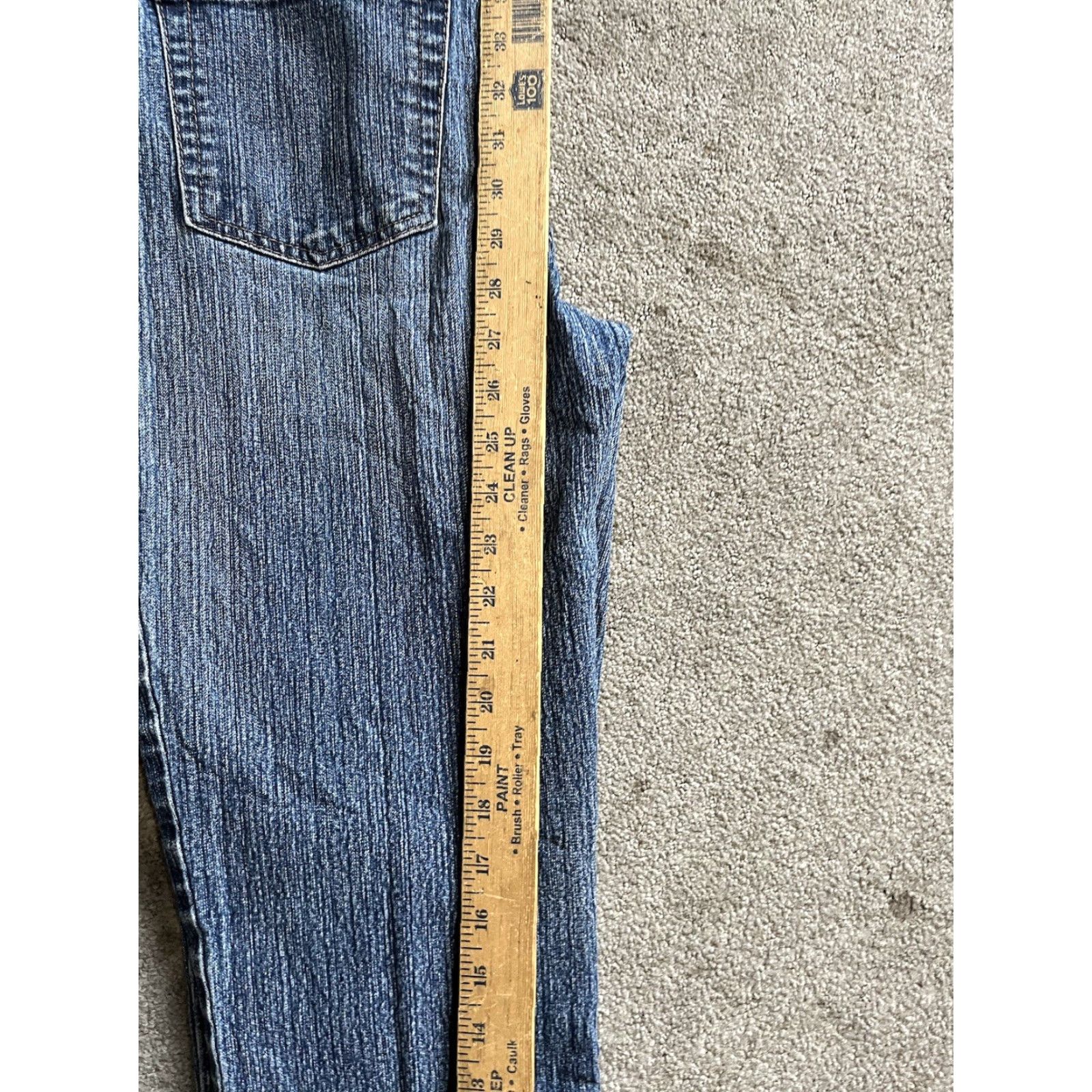 Gloria Vanderbilt Gloria Vanderbilt Amanda Jeans Tapered 8P 8 Regular Blue Denim Cotton Elastane Women Modern Stretch 90s Vintage No Size 30" / US 8 / IT 44 - 7 Thumbnail