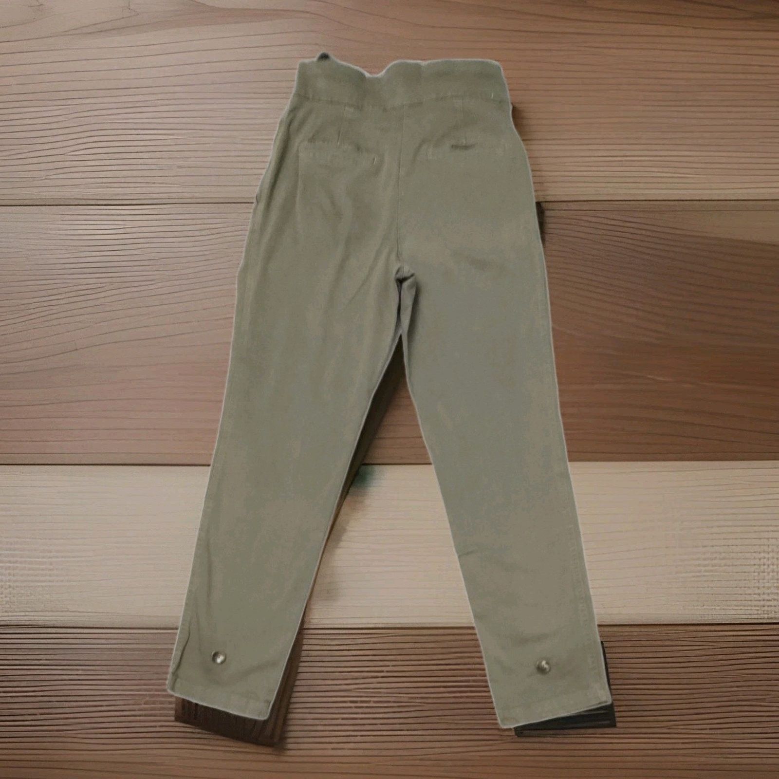 A.L.C. A.L.C. High Rise Tie Waist Light Army Pants Size 6 Size 28" / US 6 / IT 42 - 2 Thumbnail