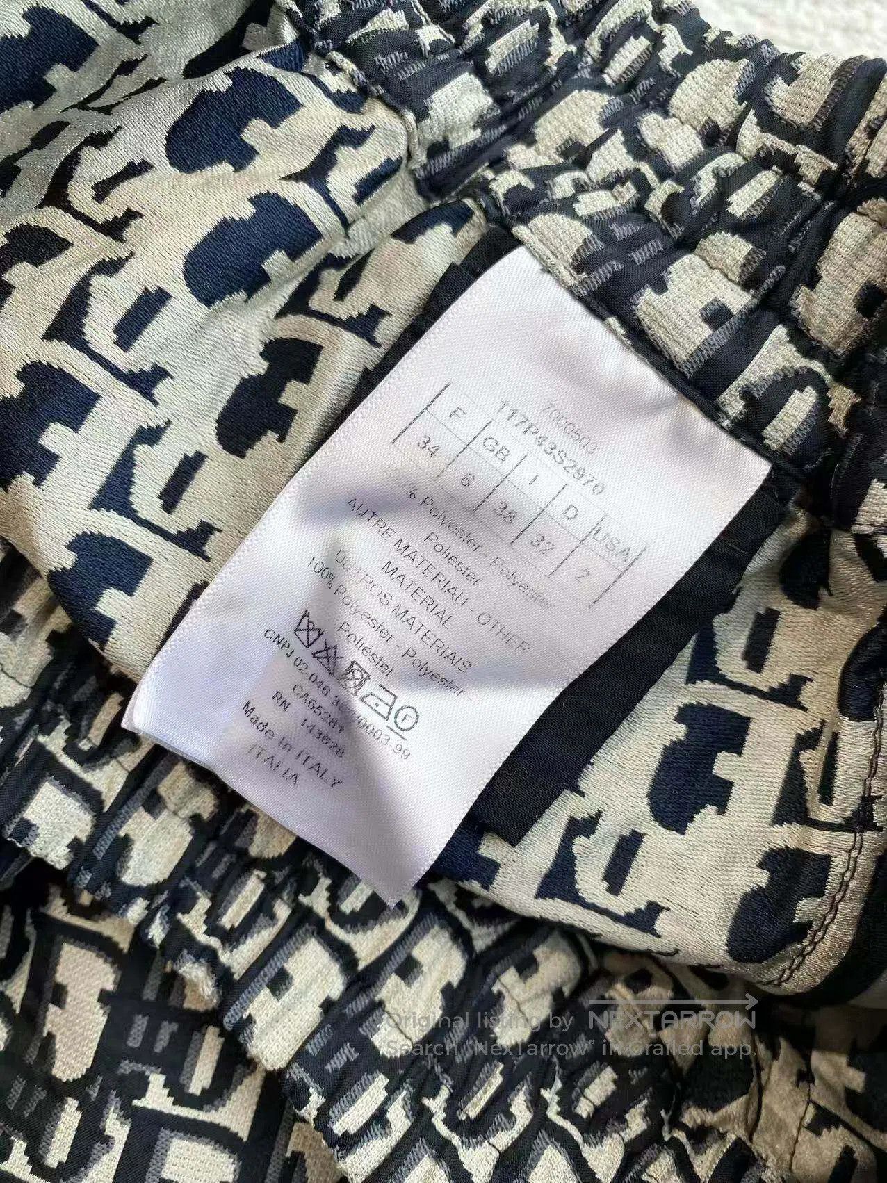 Dior Dior The old flower is full of printed trousers| Size 42" / US 20 - 5 Thumbnail