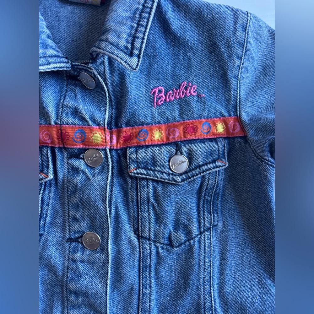 Designer Barbie Toddler Denim Jacket Size 3T Size US XXS / EU 40 - 3 Thumbnail