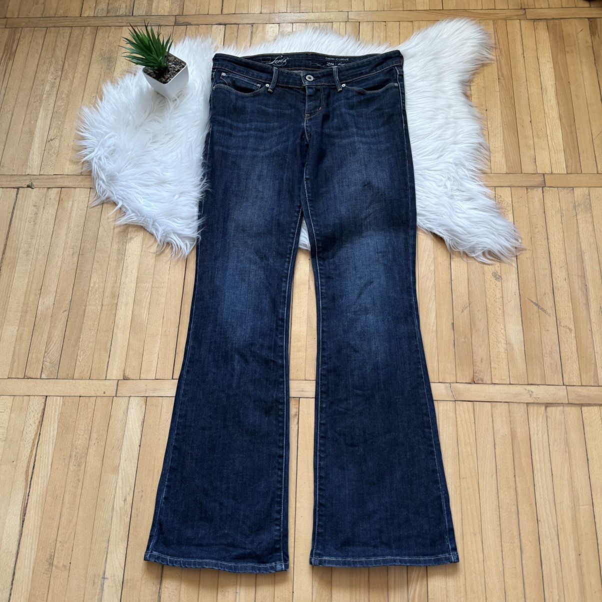 Levi's 📌 Vintage Levis Flared Bootcut Bell Bottom Jeans Size 28" / US 6 / IT 42 - 1 Thumbnail
