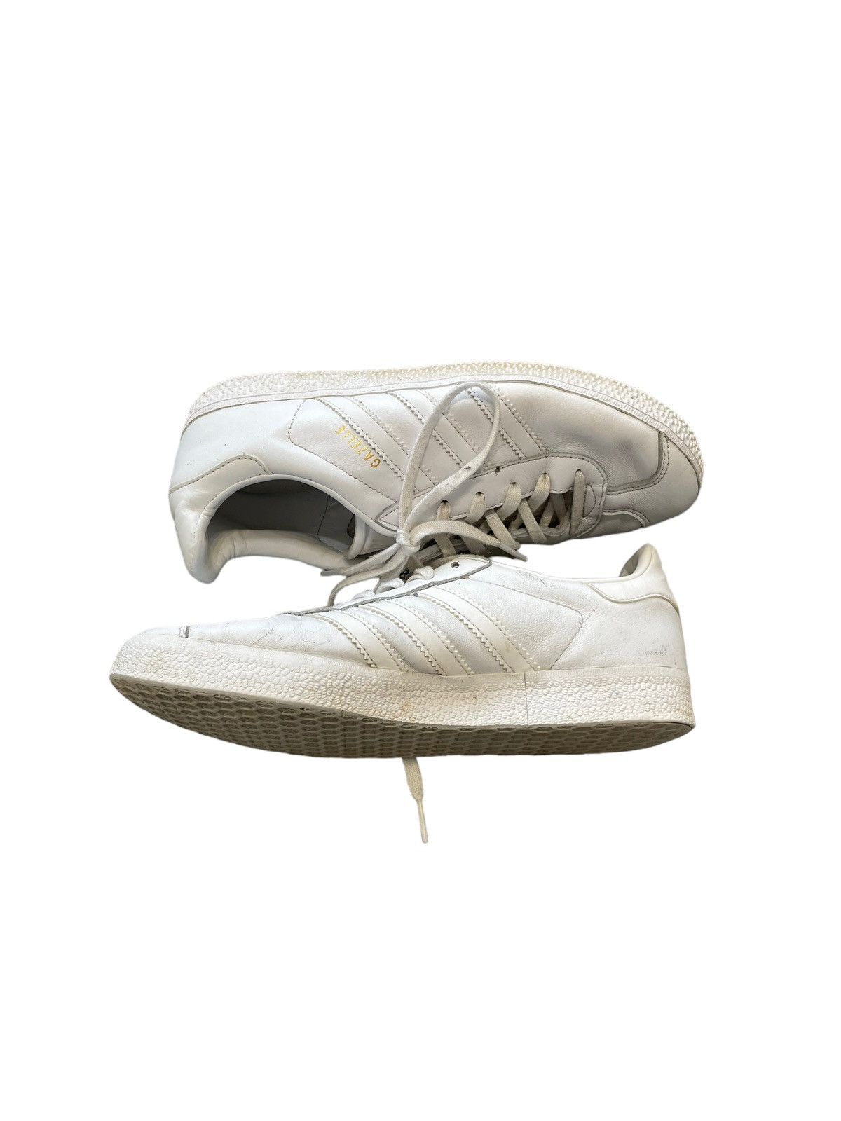 Adidas Vintage Adidas Gazelle low white sneakers Size US 6 / EU 39 - 3 Thumbnail