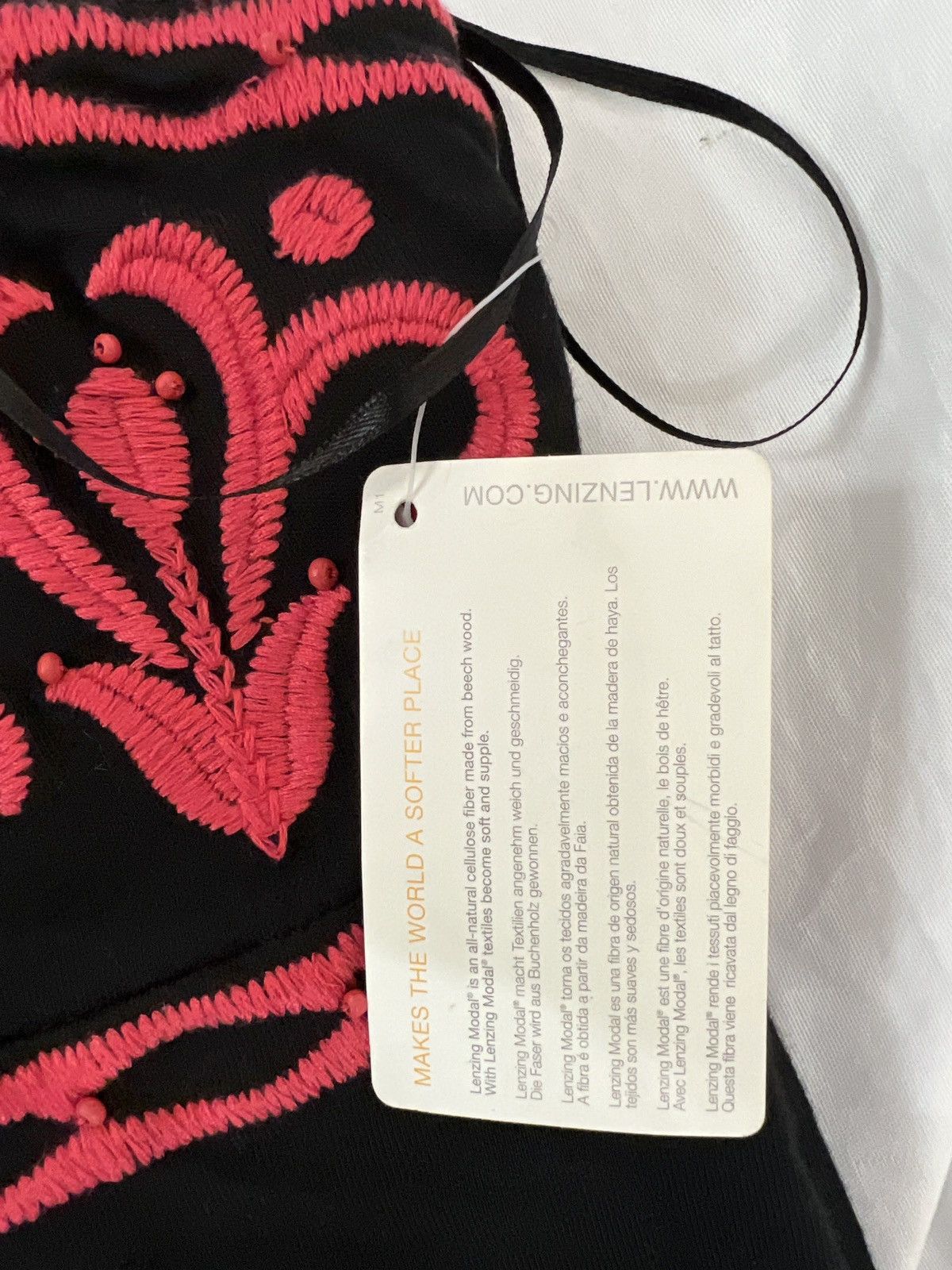 I.N.C INC International Concepts Black Maxi Embroidery dress Size L / US 10 / IT 46 - 5 Thumbnail