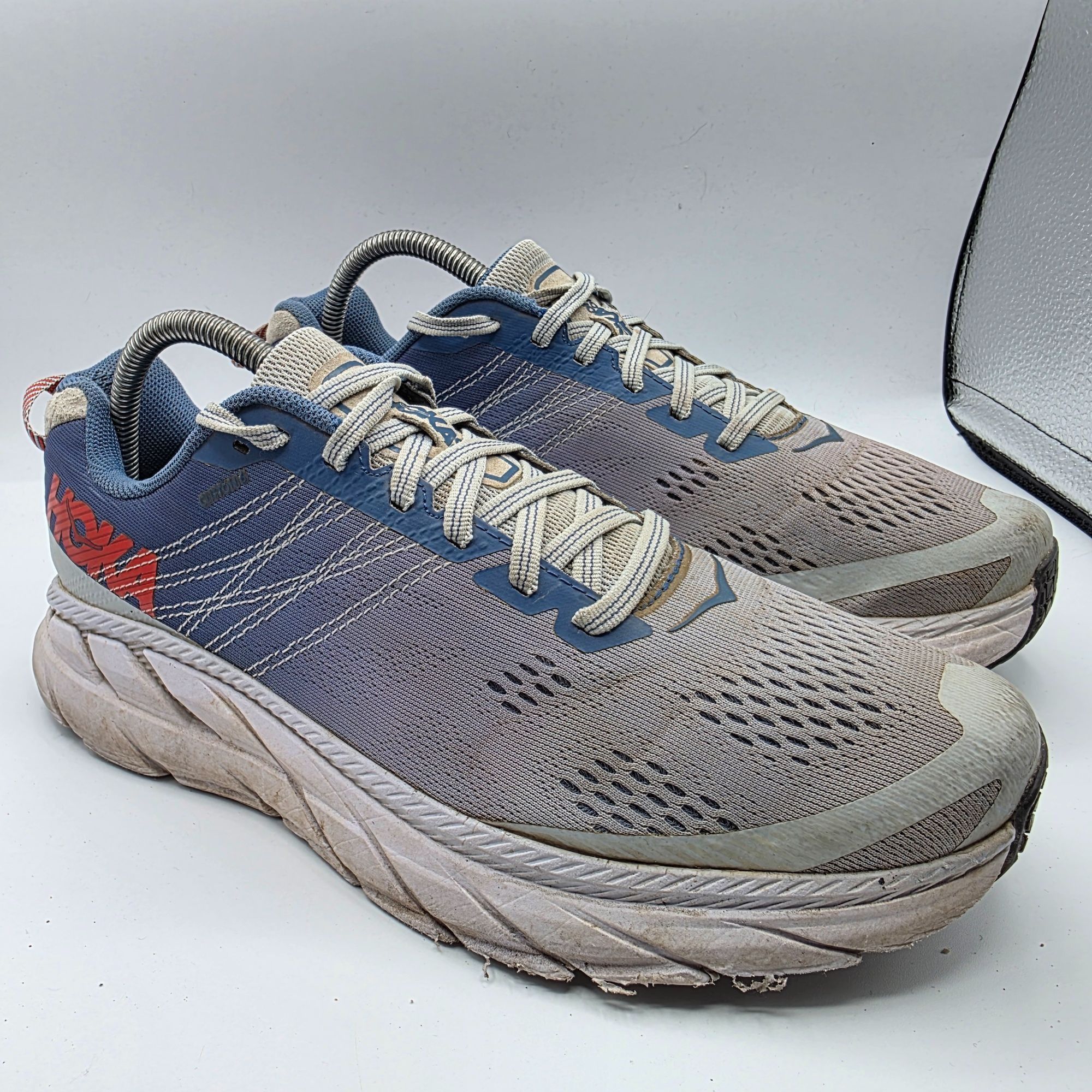 Hoka Hoka One One Clifton 6 Wide Womens Size 9 Blue White Shoes A Size US 9 / IT 39 - 1 Thumbnail