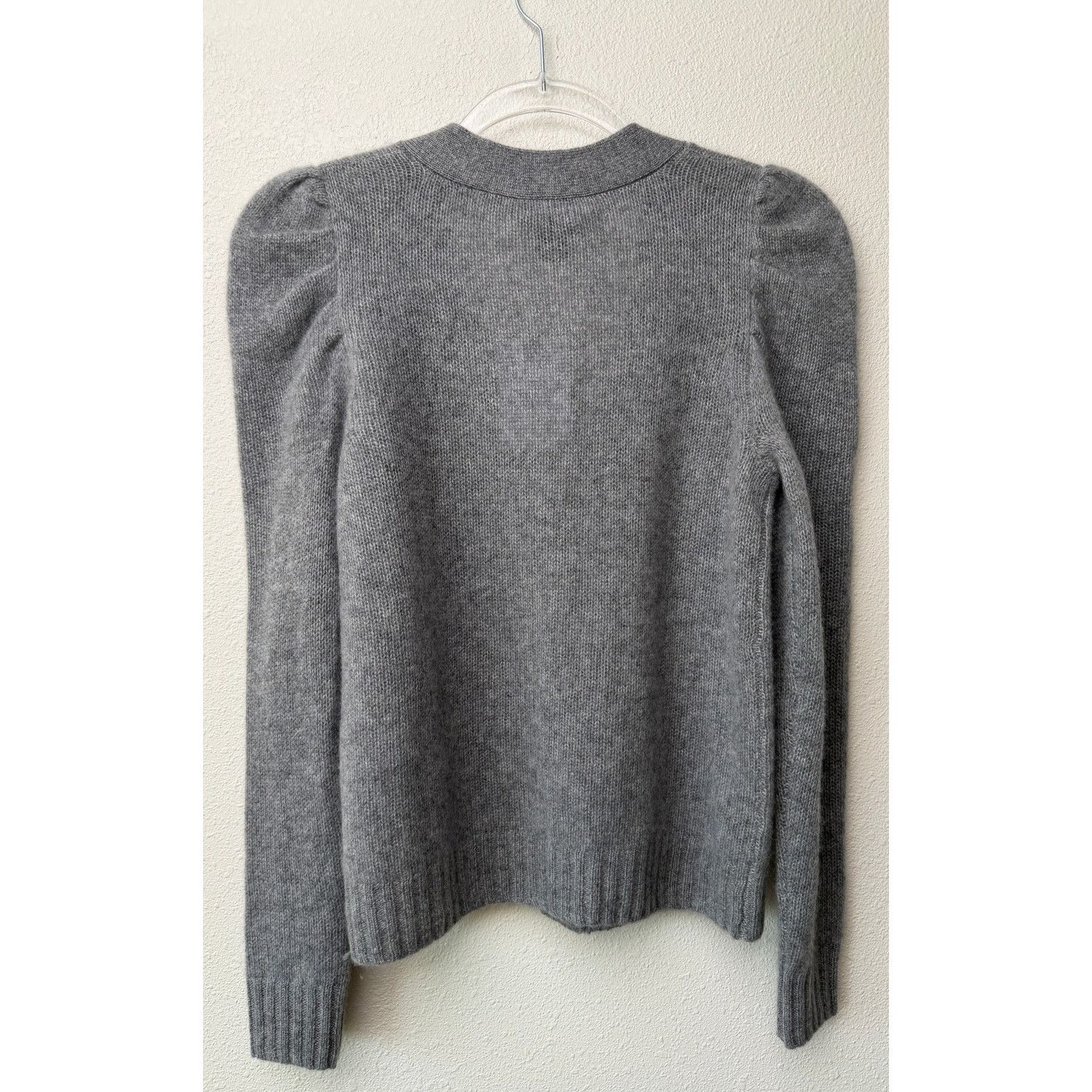 Bloomingdale's NWT C by Bloomingdales Gray Cashmere Cardigan Women XS Size XS / US 0-2 / IT 36-38 - 5 Thumbnail