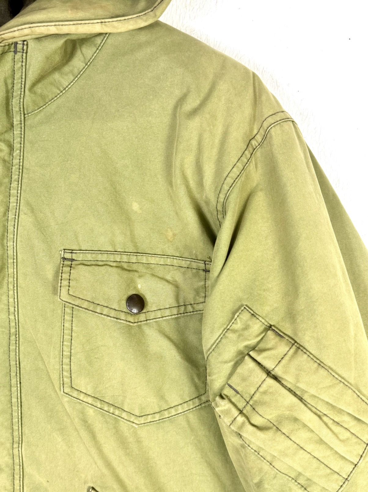 Polo Ralph Lauren Vintage Polo Ralph Lauren Waxed Cotton Fishing Jacket Size US L / EU 52-54 / 3 - 10 Thumbnail