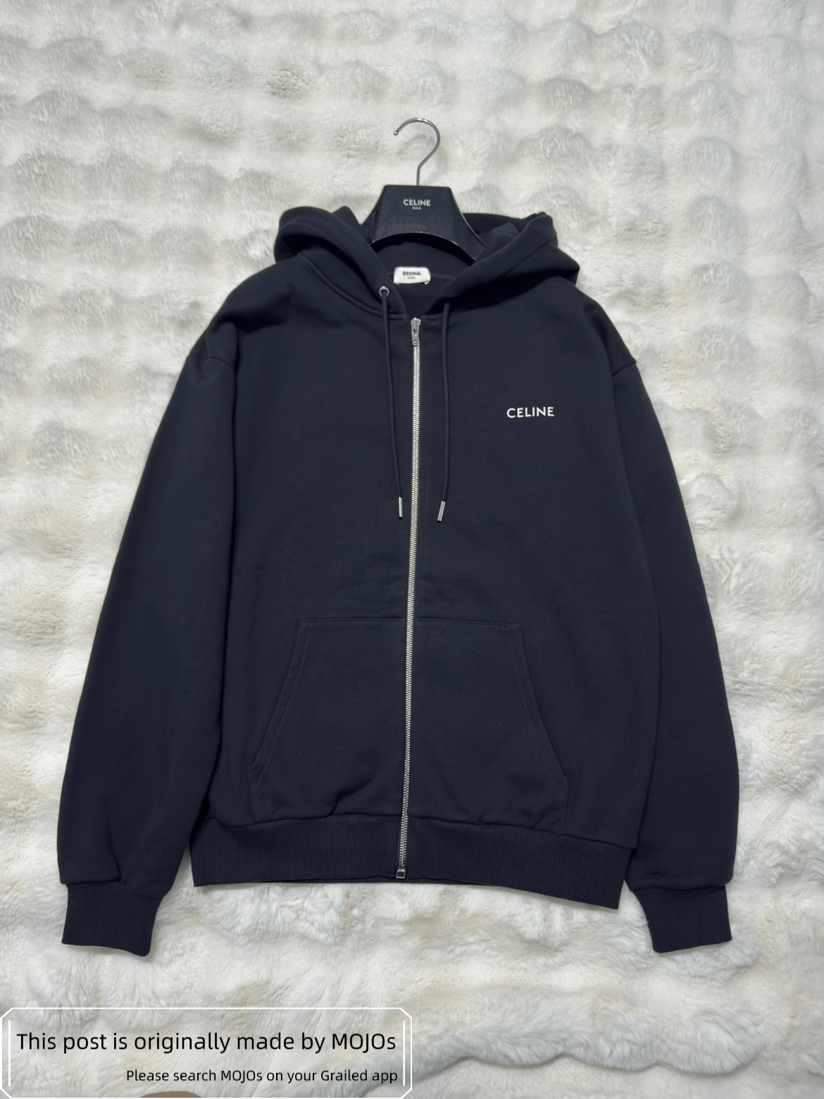 トップス Celine Logo studs hoodie Celine studs logo hoodie