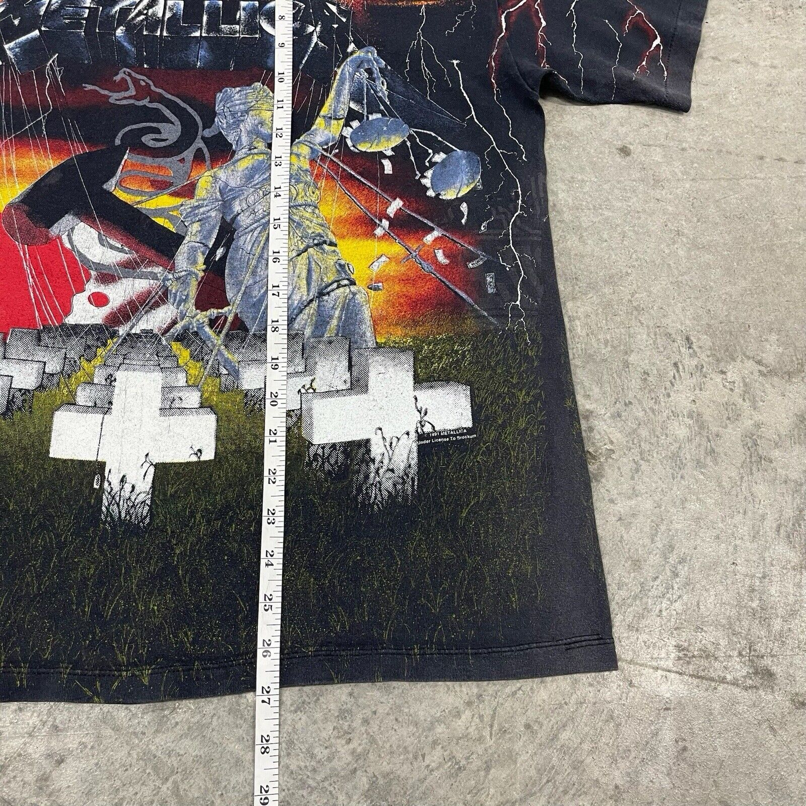 Band Tees × Brockum Vintage 1991 Metallica Brockum All Over Print 5 Album Promo Size US L / EU 52-54 / 3 - 10 Thumbnail