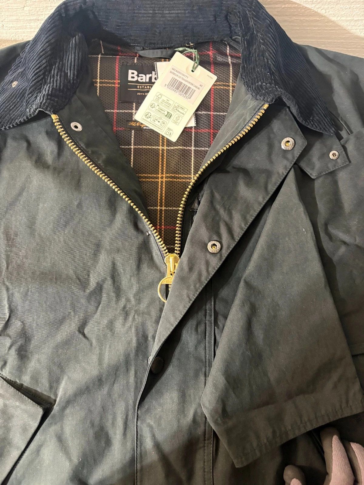 Barbour sz 42~ Barbour OS Transporter Casual Jacket Size US XL / EU 56 / 4 - 6 Thumbnail