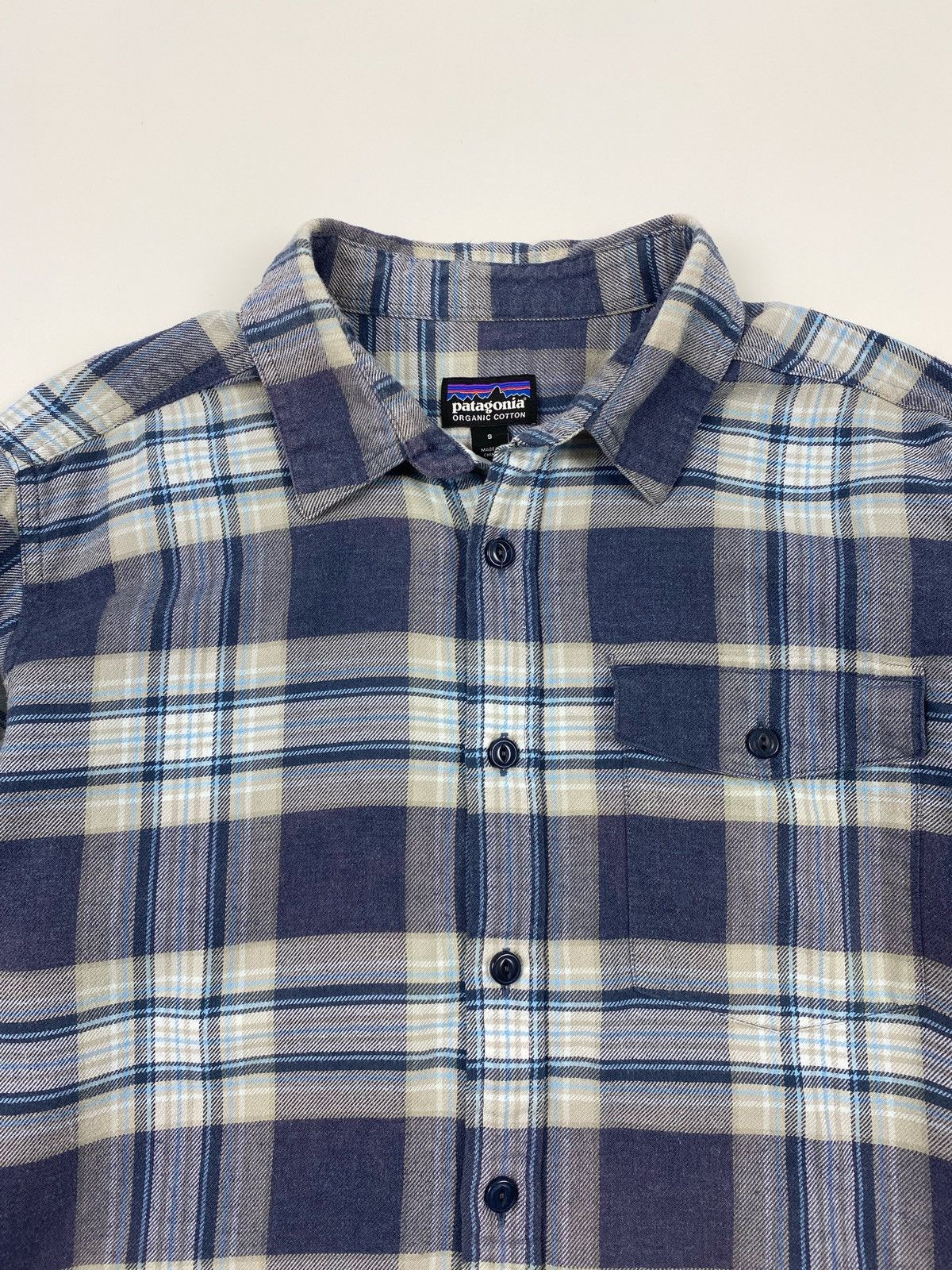 Patagonia Sun Faded Patagonia Worn Wear Fjord Flannel Check Shirt Size US S / EU 44-46 / 1 - 2 Thumbnail
