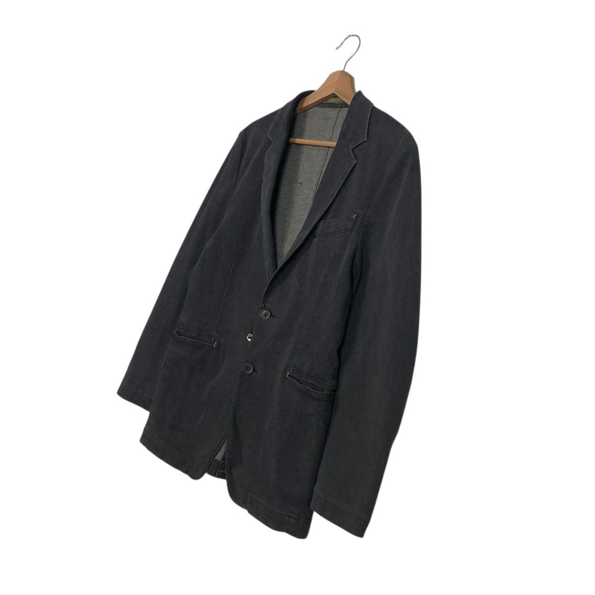 Yohji Yamamoto 🔥VINTAGE DENIM CHORE WORKER JACKET AAR YOHJI YAMAMOTO Size US M / EU 48-50 / 2 - 4 Thumbnail