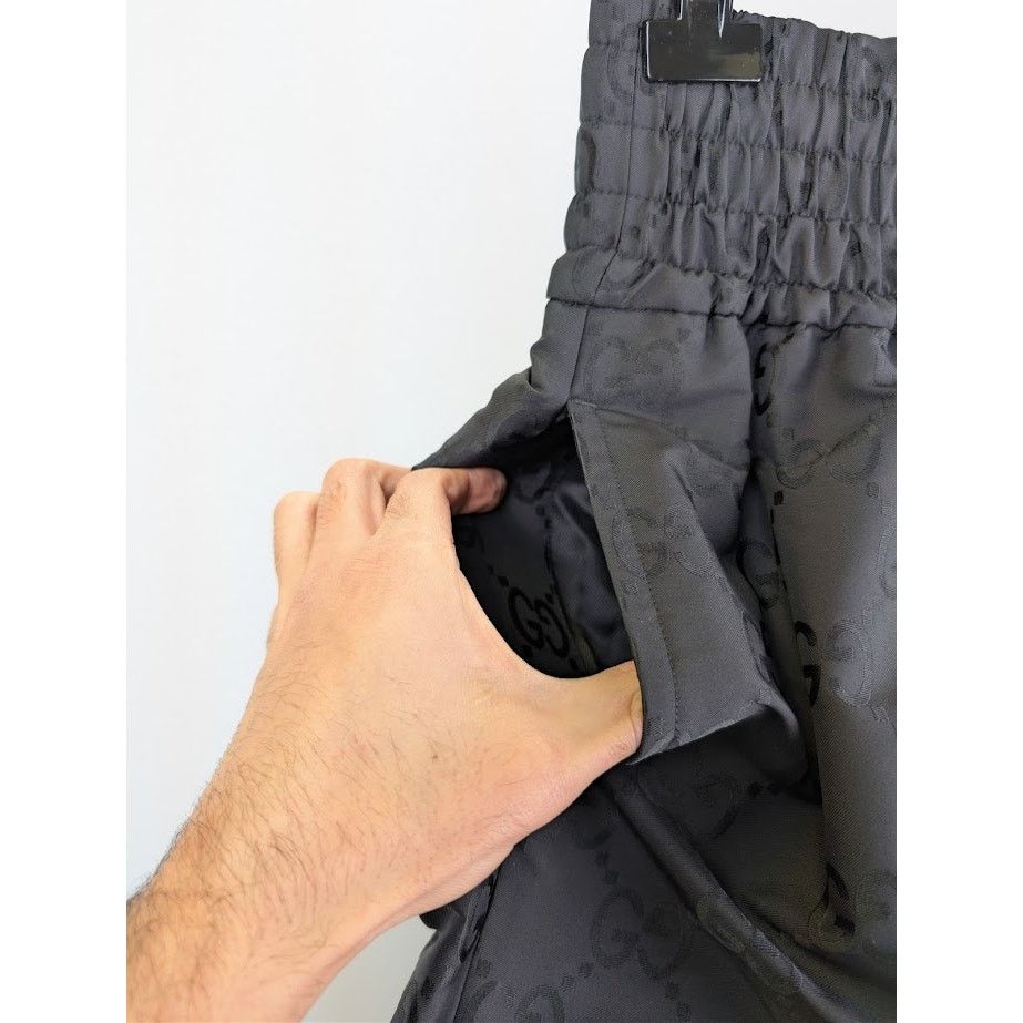 Gucci o1rshd1 Nylon Short Pant in Black/Green/Red Size US 32 / EU 48 - 6 Thumbnail