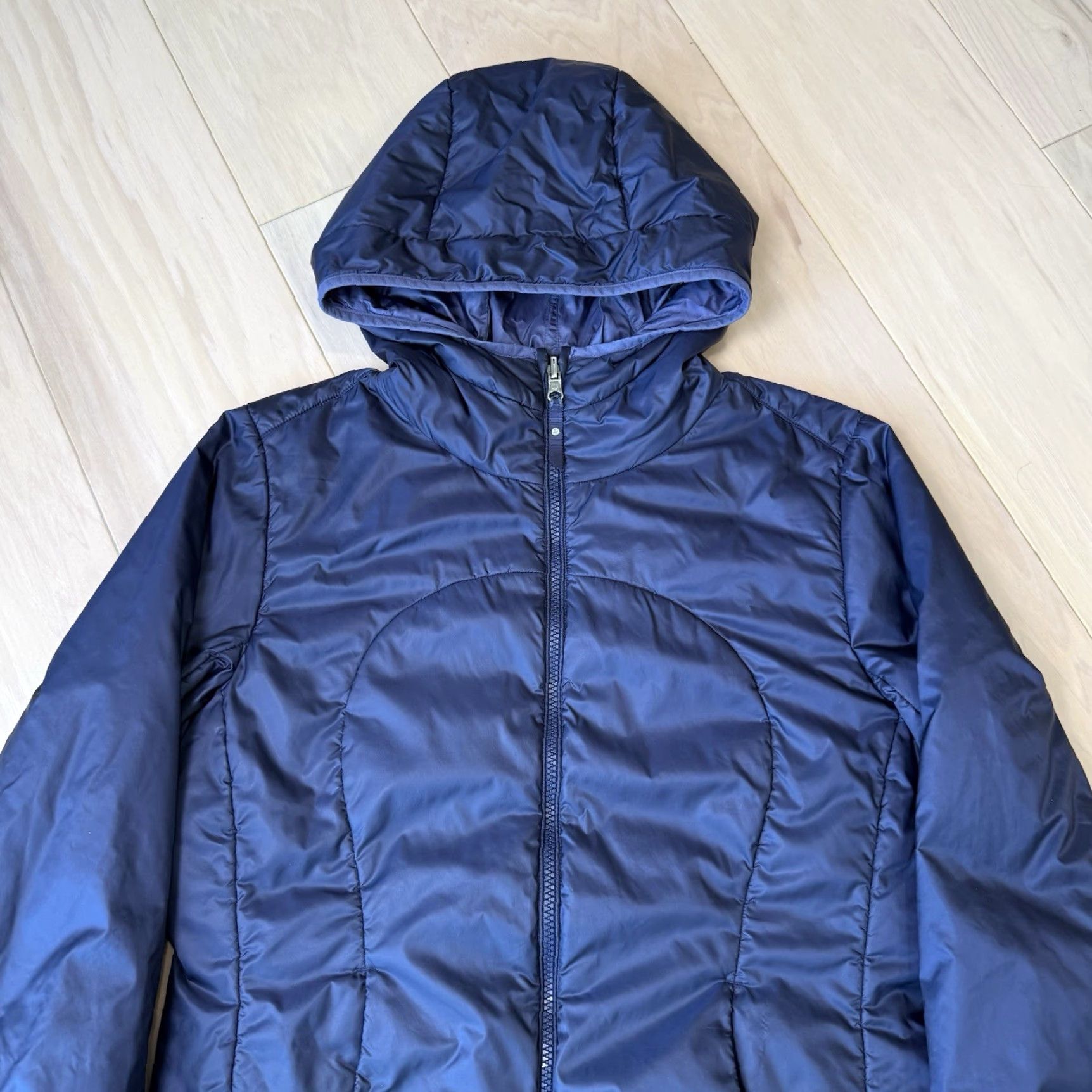 Lululemon Lululemon Reversible Puffer Jacket Women's 10 Purple Full Zip Hooded Insulated Jacket Size L / US 10 / IT 46 - 4 Thumbnail