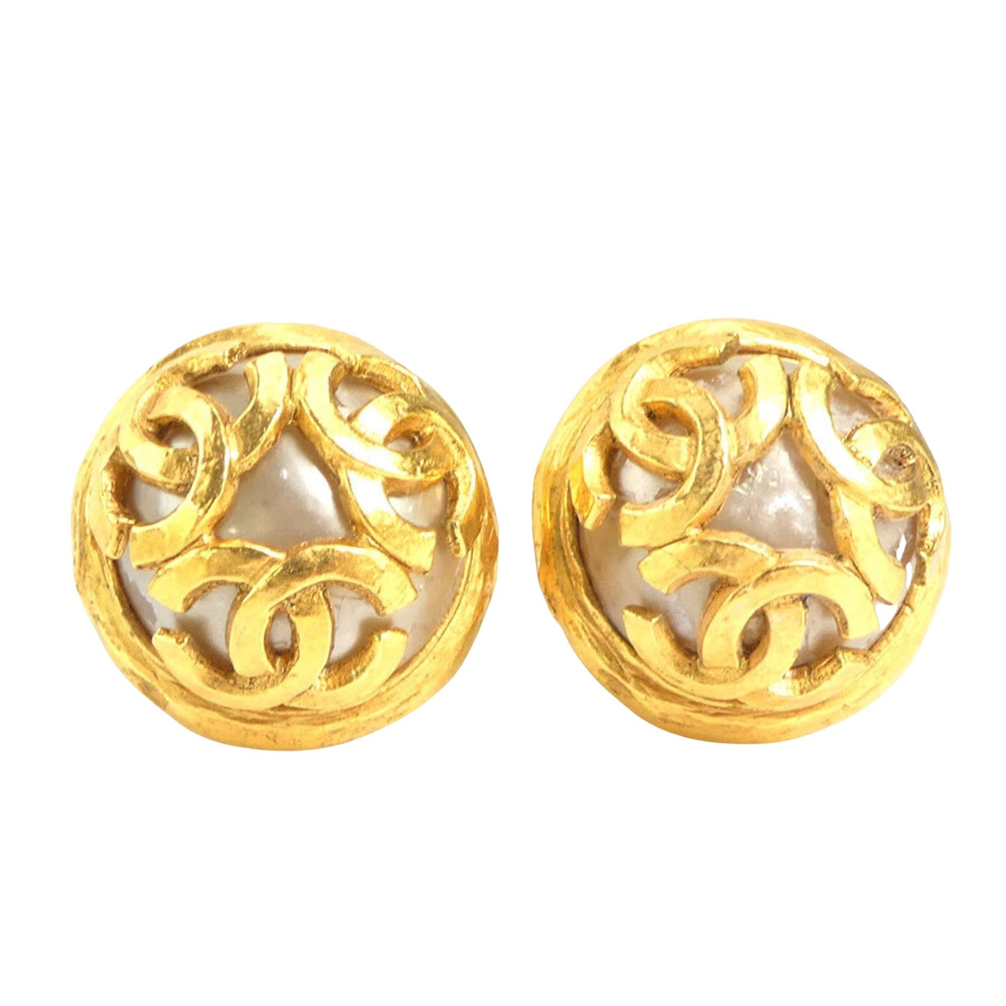 Chanel Chanel Coco Mark earring Size ONE SIZE - 1 Thumbnail