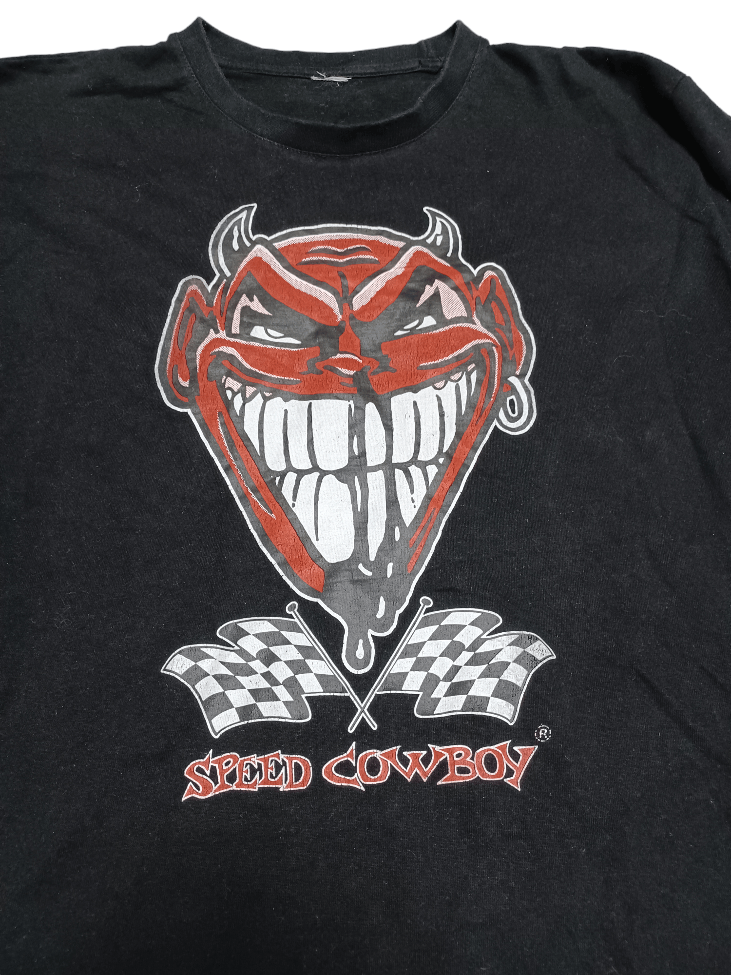 Other SPEED COWBOY DEVIL VINTAGE 90S TEE CRAZY PRINT Y2K Size US M / EU 48-50 / 2 - 2 Thumbnail