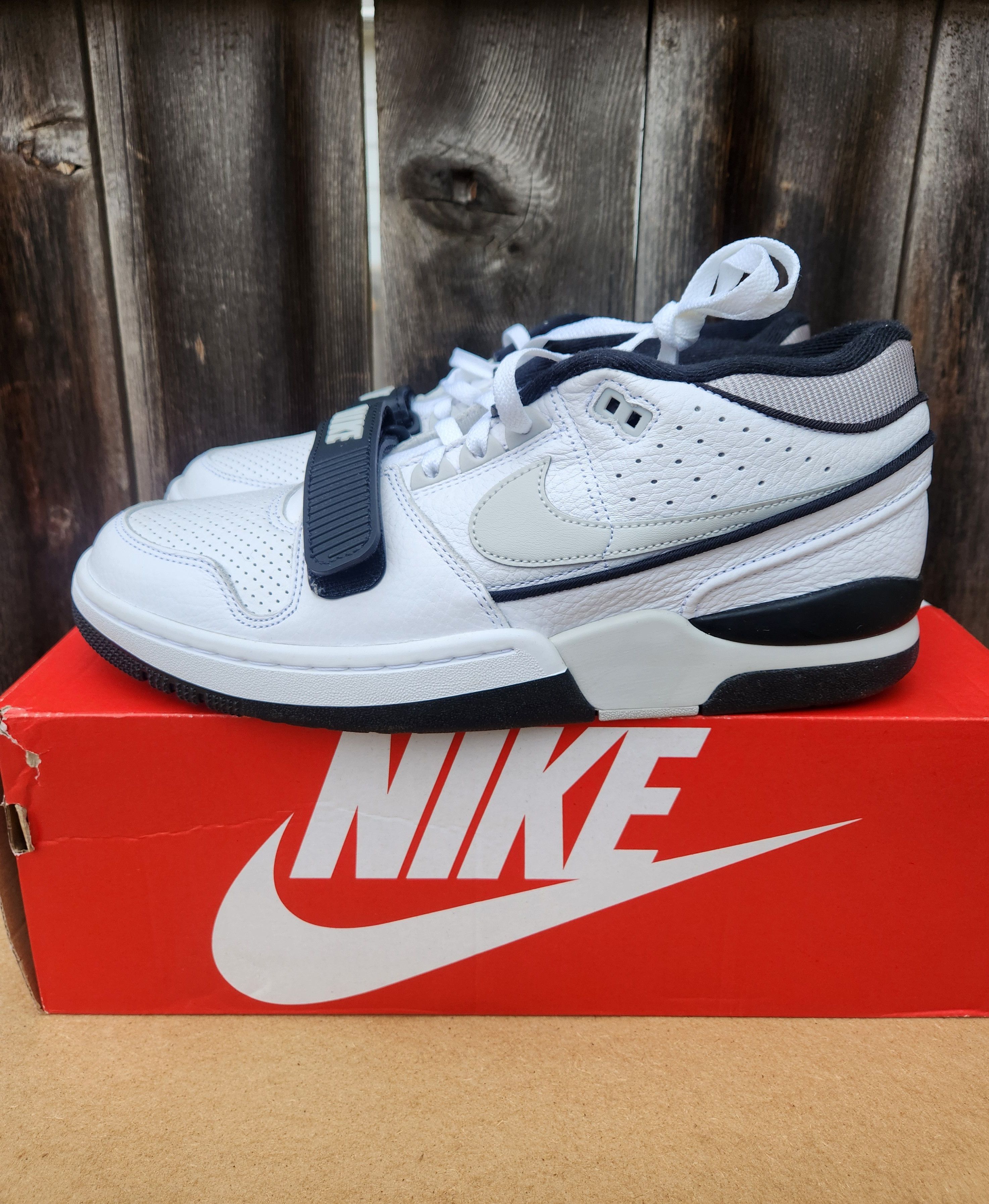 Nike Size 11 - Nike Air Alpha Force 88 White Black Tech Grey Size US 11 / EU 44 - 7 Thumbnail