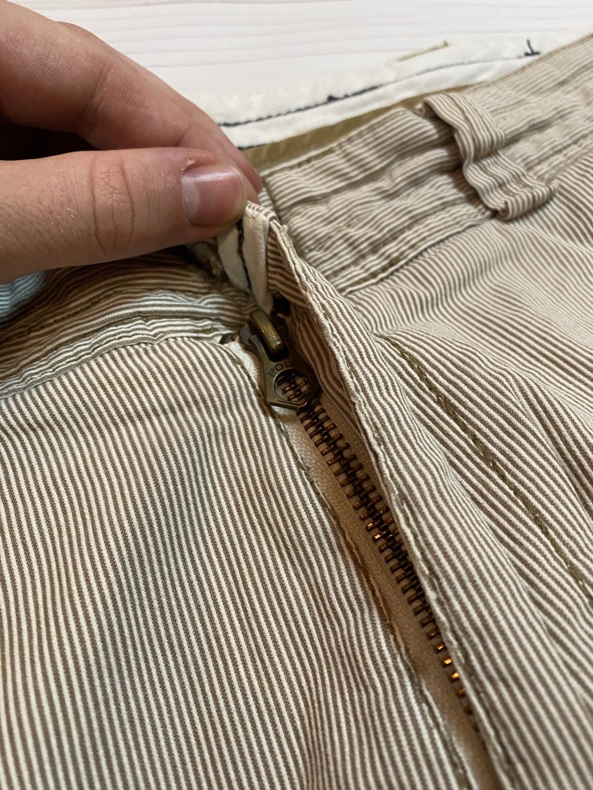 Polo Ralph Lauren Vintage Polo Ralph Lauren baggy cargo y2k striped shorts Size US 36 / EU 52 - 10 Thumbnail