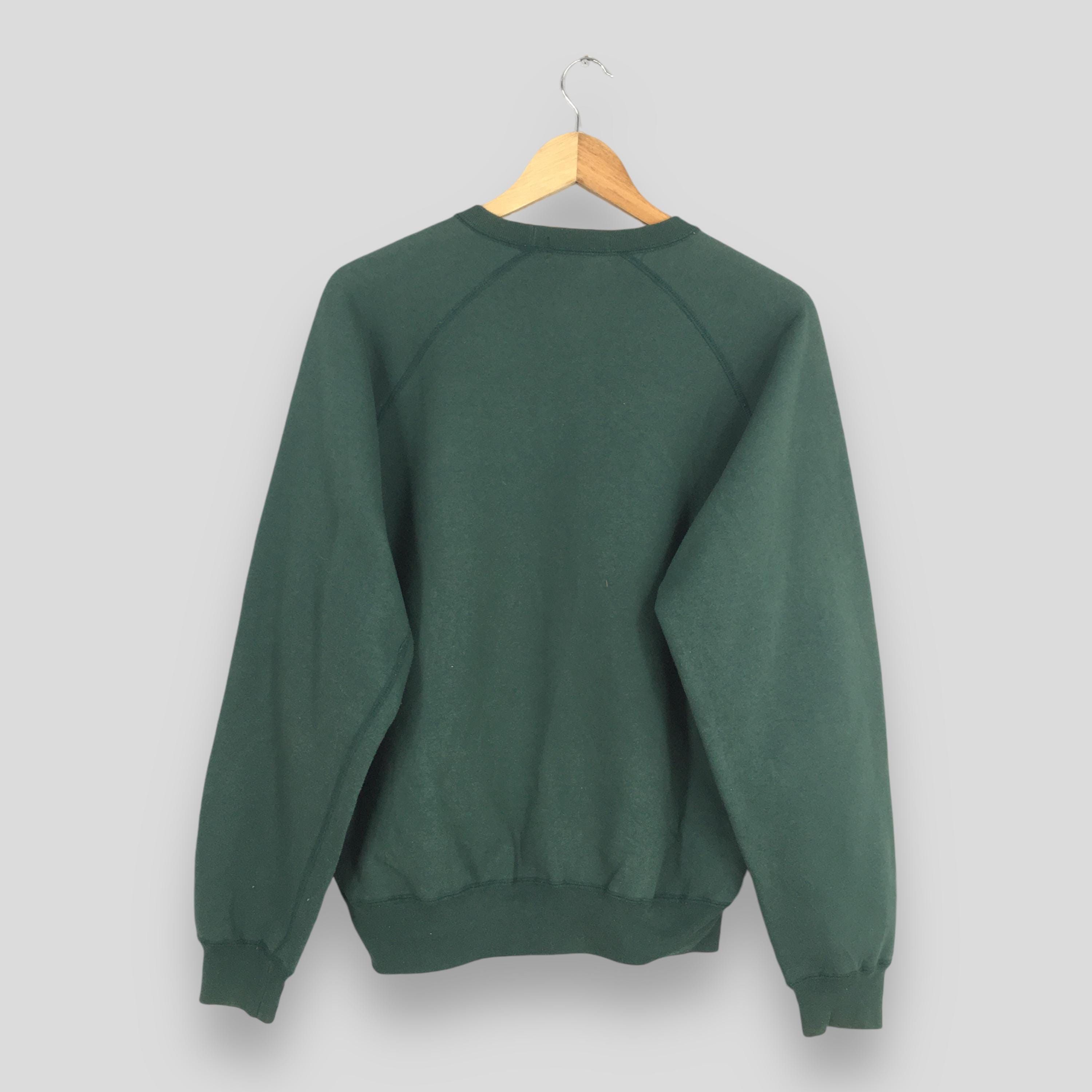 Polo Ralph Lauren × RRL Ralph Lauren × Ralph Lauren Vintage 90s Polo Bear Ralph Lauren Green Sweatshirt Medium Size US M / EU 48-50 / 2 - 8 Thumbnail