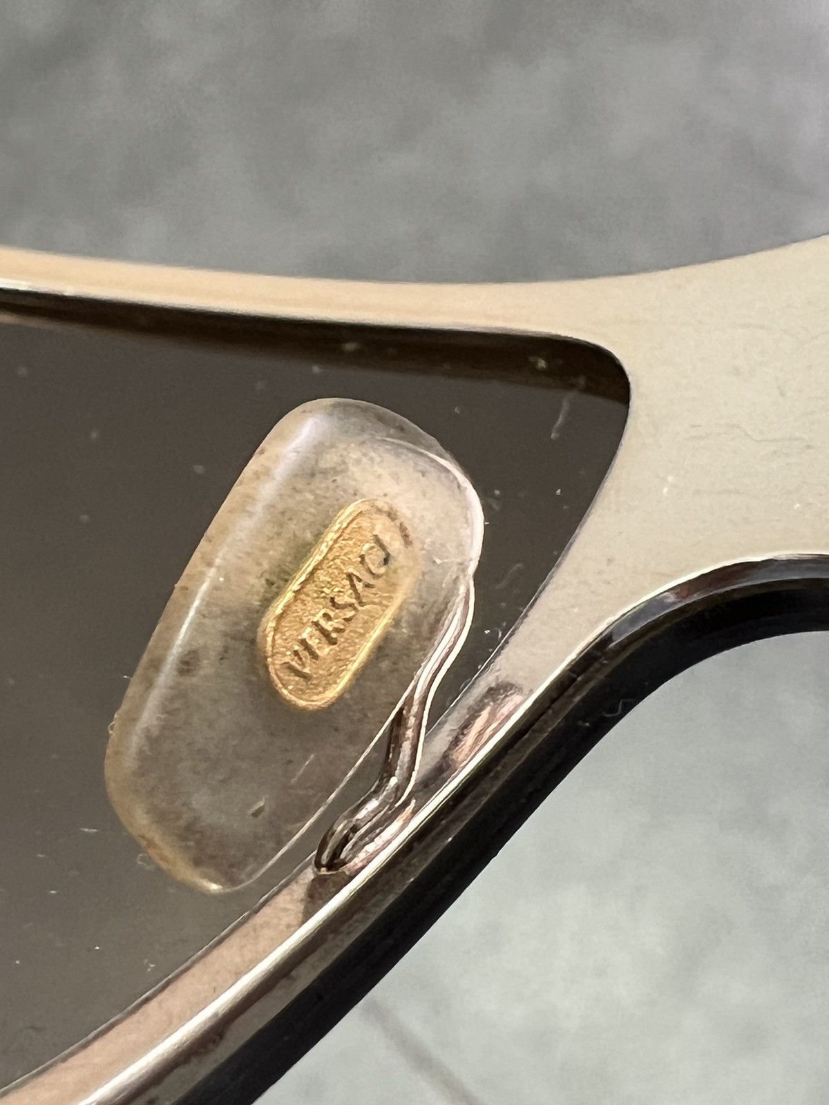 Versace × Vintage Vintage Authentic Versace Shield Sunglasses Medusa Size ONE SIZE - 8 Thumbnail