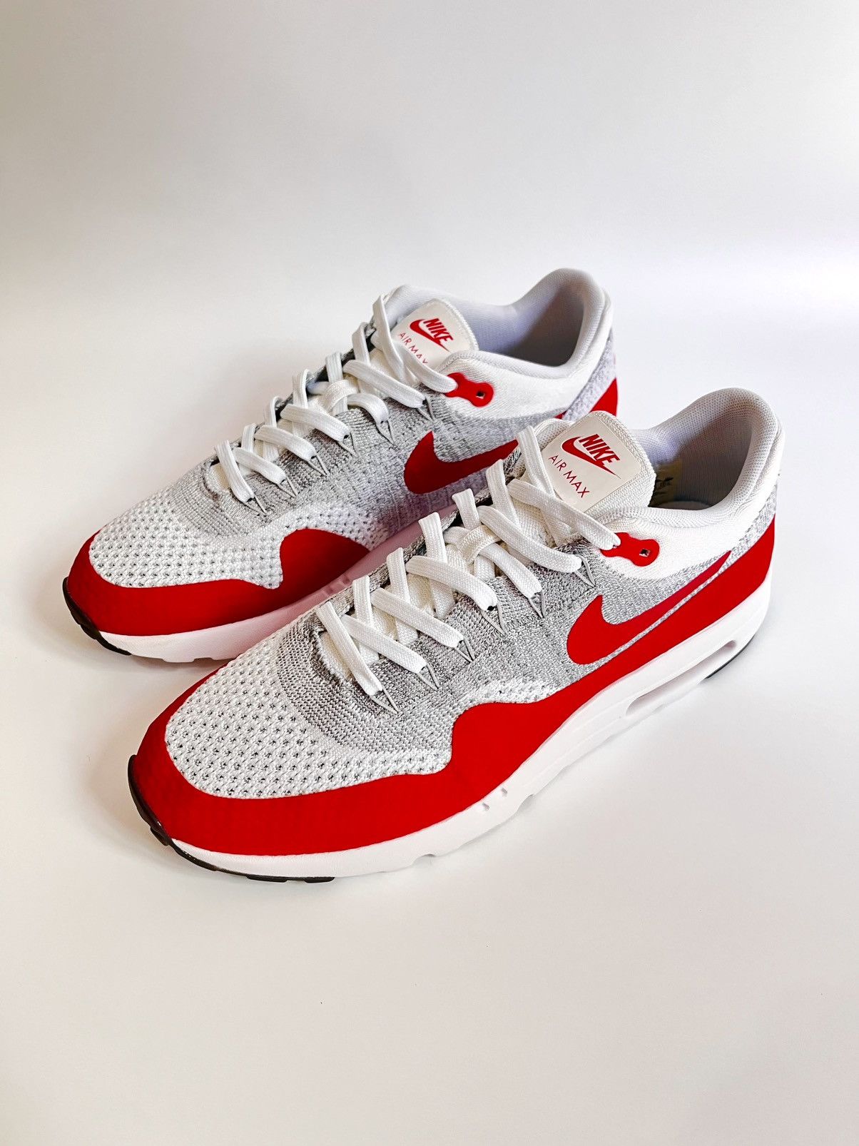 Nike Nike Air Max 1 OG Flyknit “University Red” Size US 10.5 / EU 43-44 - 11 Thumbnail