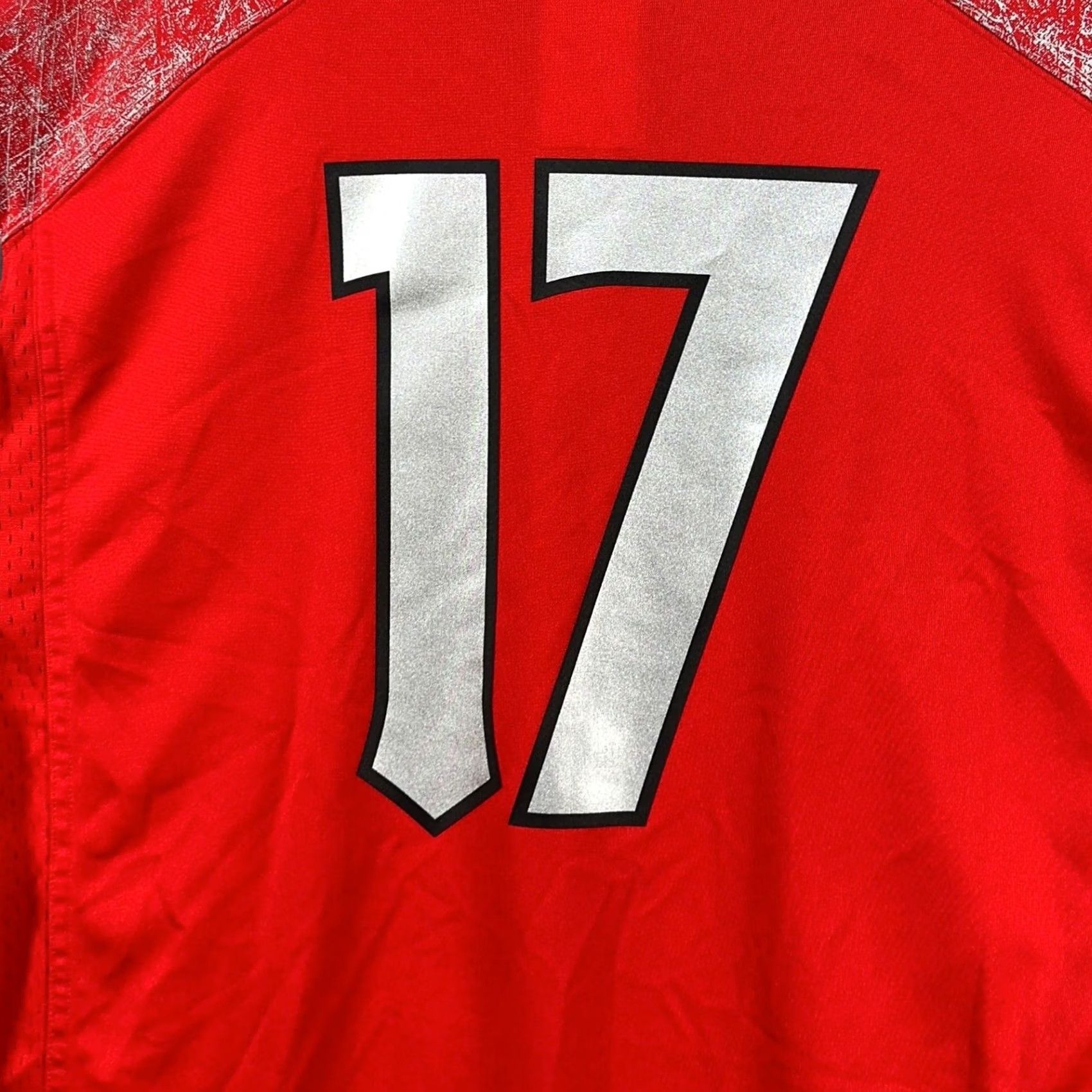 Nike Rutgers Scarlet Knights 17 Shirt Jersey Mens 3XL Red Nike Team V-Neck Football Shirt Size US XXL / EU 58 / 5 - 7 Thumbnail