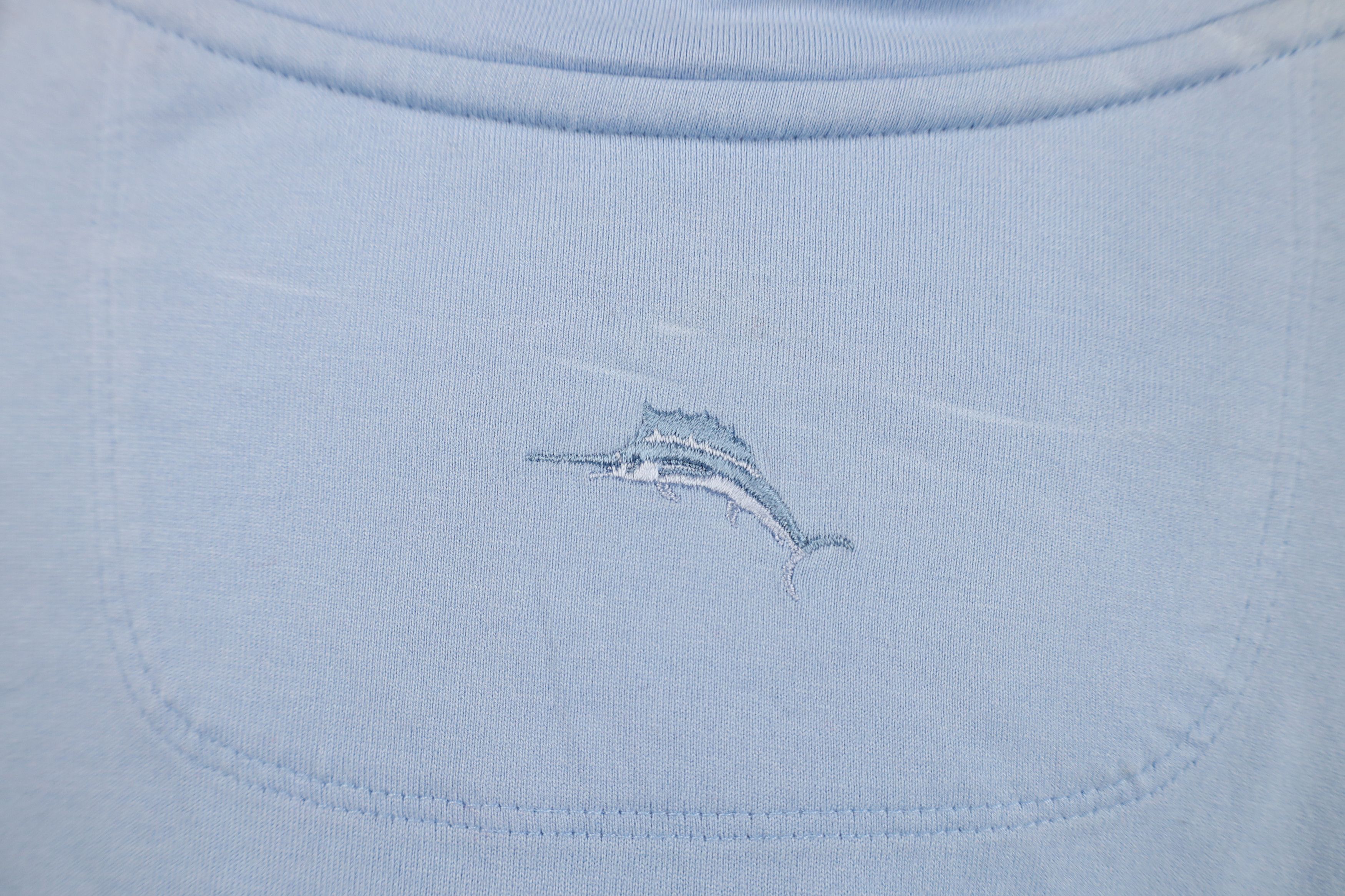 Tommy Bahama Tommy Bahama 1/4 Half Zip Pullover Sweater Carolina Blue Size US XL / EU 56 / 4 - 10 Thumbnail