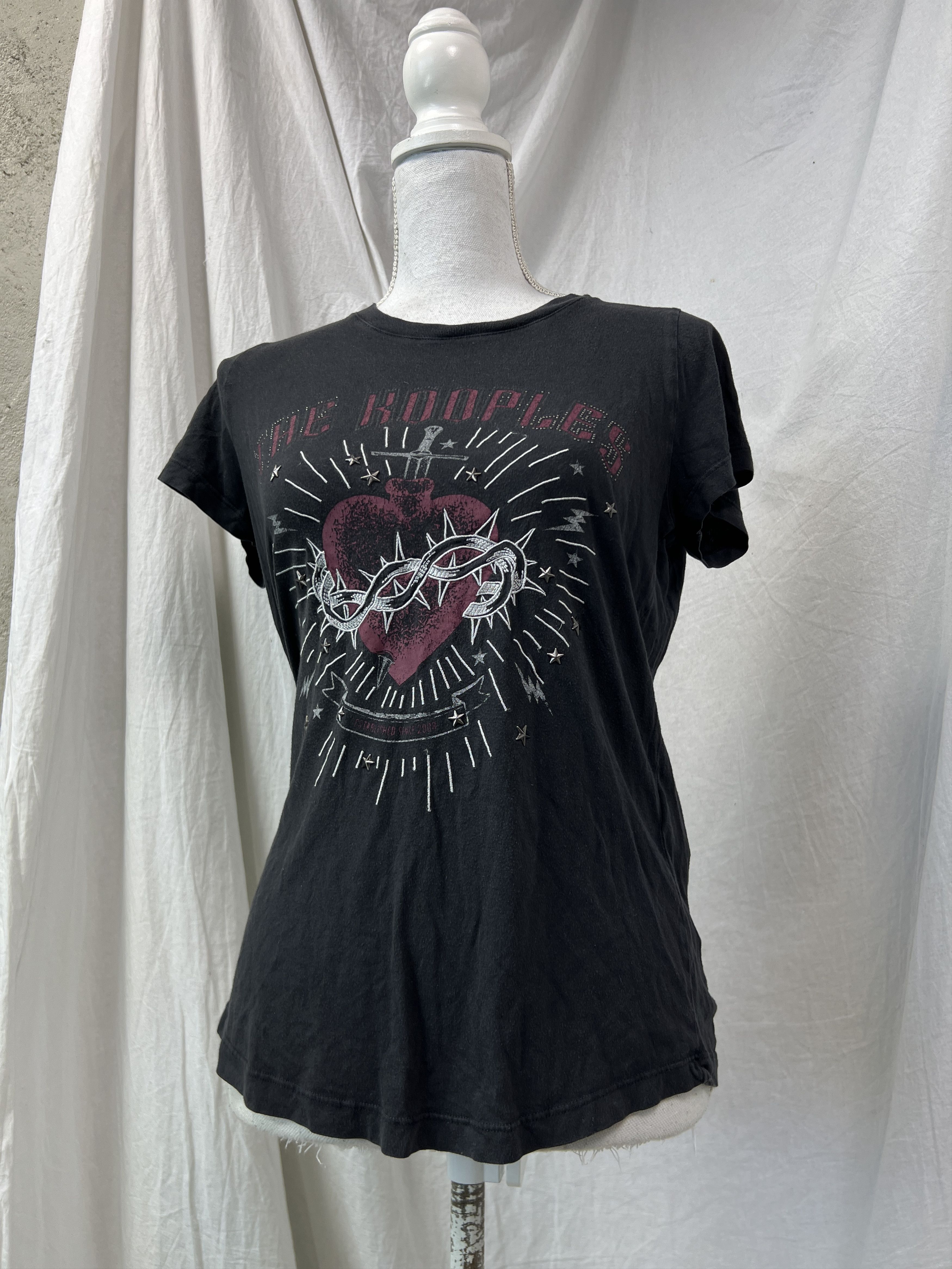The Kooples Vintage Casual Streetwear Women's The Kooples T-shirt 00s Size XS / US 0-2 / IT 36-38 - 1 Thumbnail