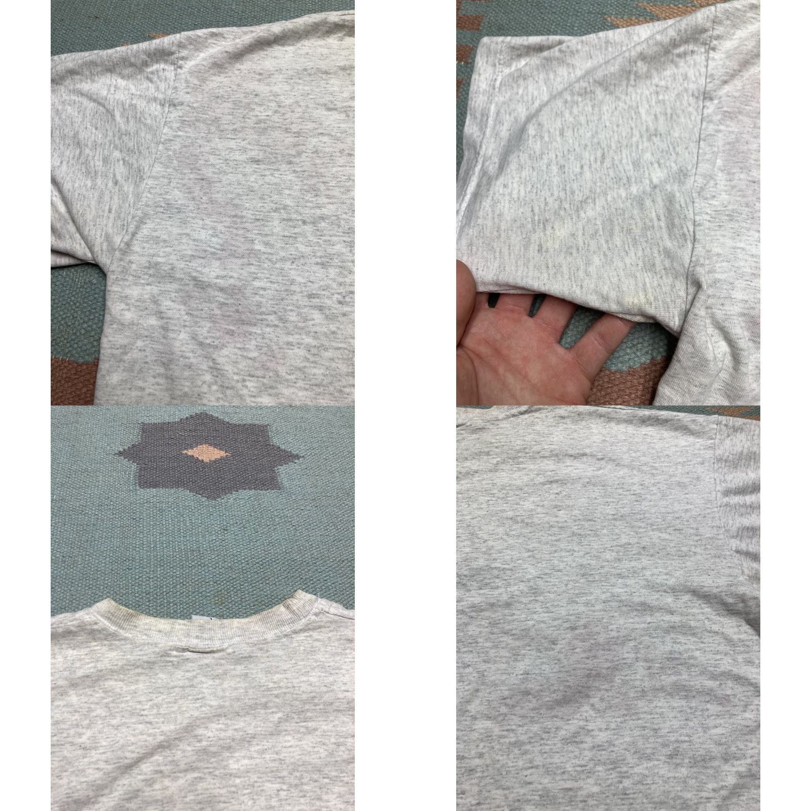 Vintage VINTAGE Barbados West Indies T-Shirt Sea Turtles Embroidered 90s Large Mens Gray, 90s Theme, Embroidered Accents, Sea Brand, T-Shirt, Size L Size US L / EU 52-54 / 3 - 9 Thumbnail