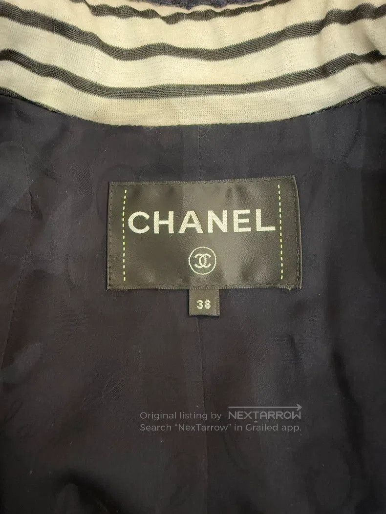 Chanel Chanel 17-year-old dark blue studded coat Size XS / US 0-2 / IT 36-38 - 4 Thumbnail