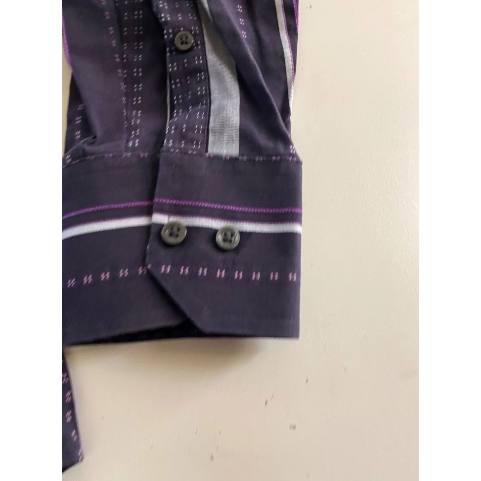 Ben Sherman Ben Sherman London Stripe Sticthed LONG SLEEVE SHIRT Medium Slim Men Multicolor Button-Up Size US M / EU 48-50 / 2 - 2 Thumbnail