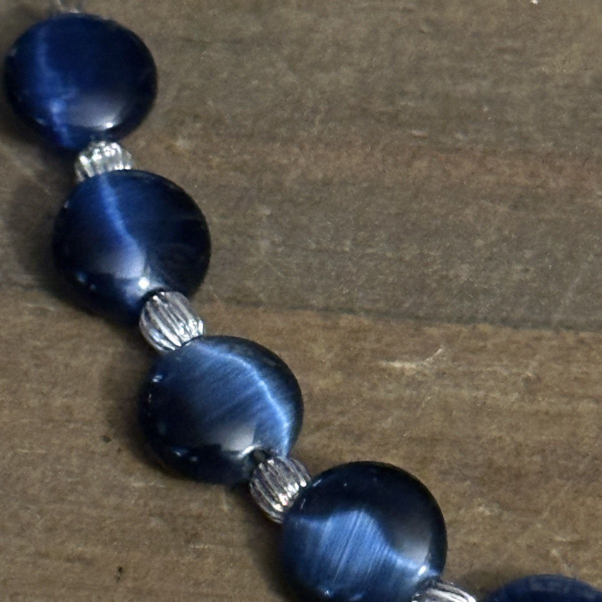 Other Blue tigers eye bead bracelet Size ONE SIZE - 4 Thumbnail