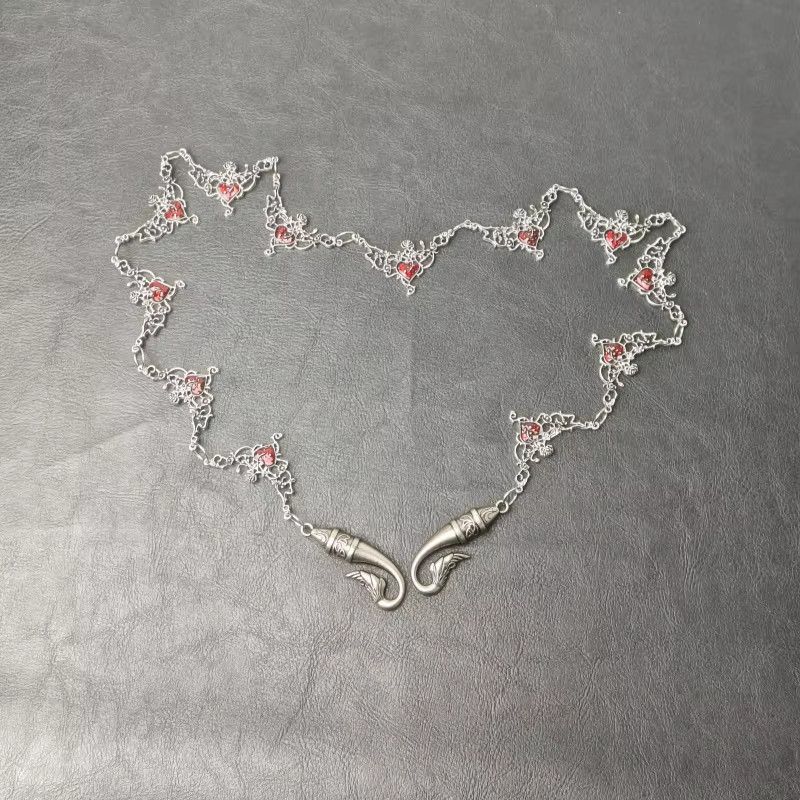 Jewelry Retro Rose Vine Love Collarbone Pants Chain Size ONE SIZE - 7 Thumbnail