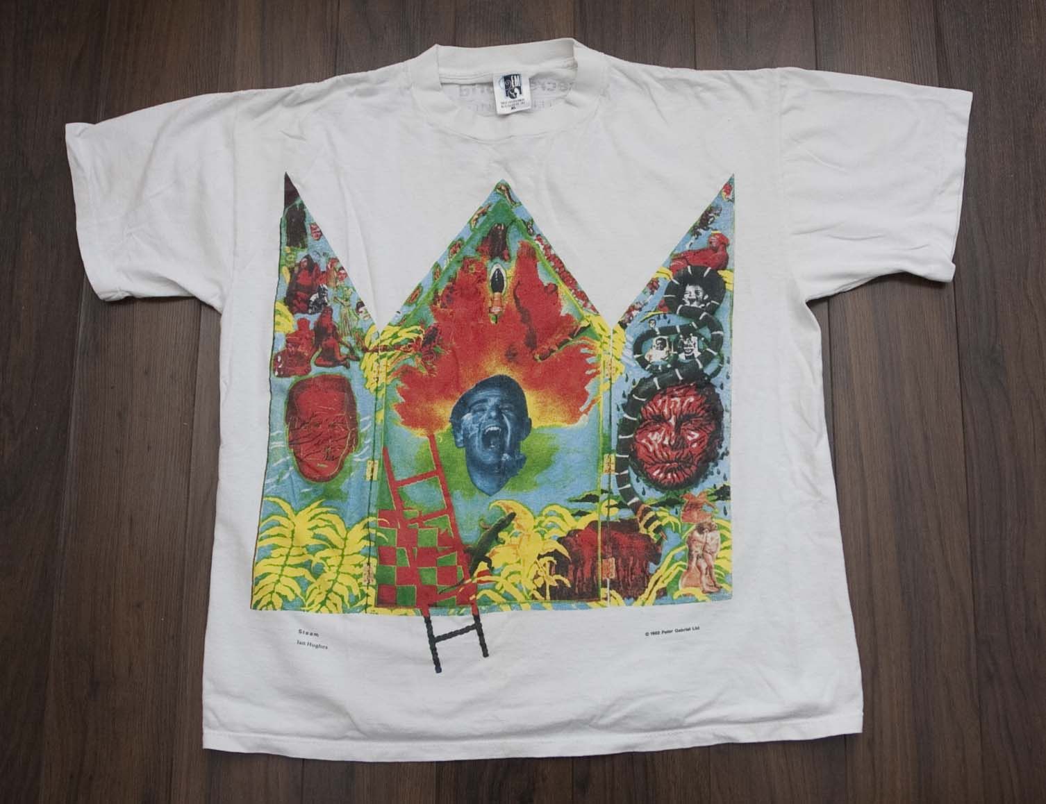 Vintage Vintage 1992 Peter Gabriel Secret World US T Shirt Size L Size US L / EU 52-54 / 3 - 1 Thumbnail