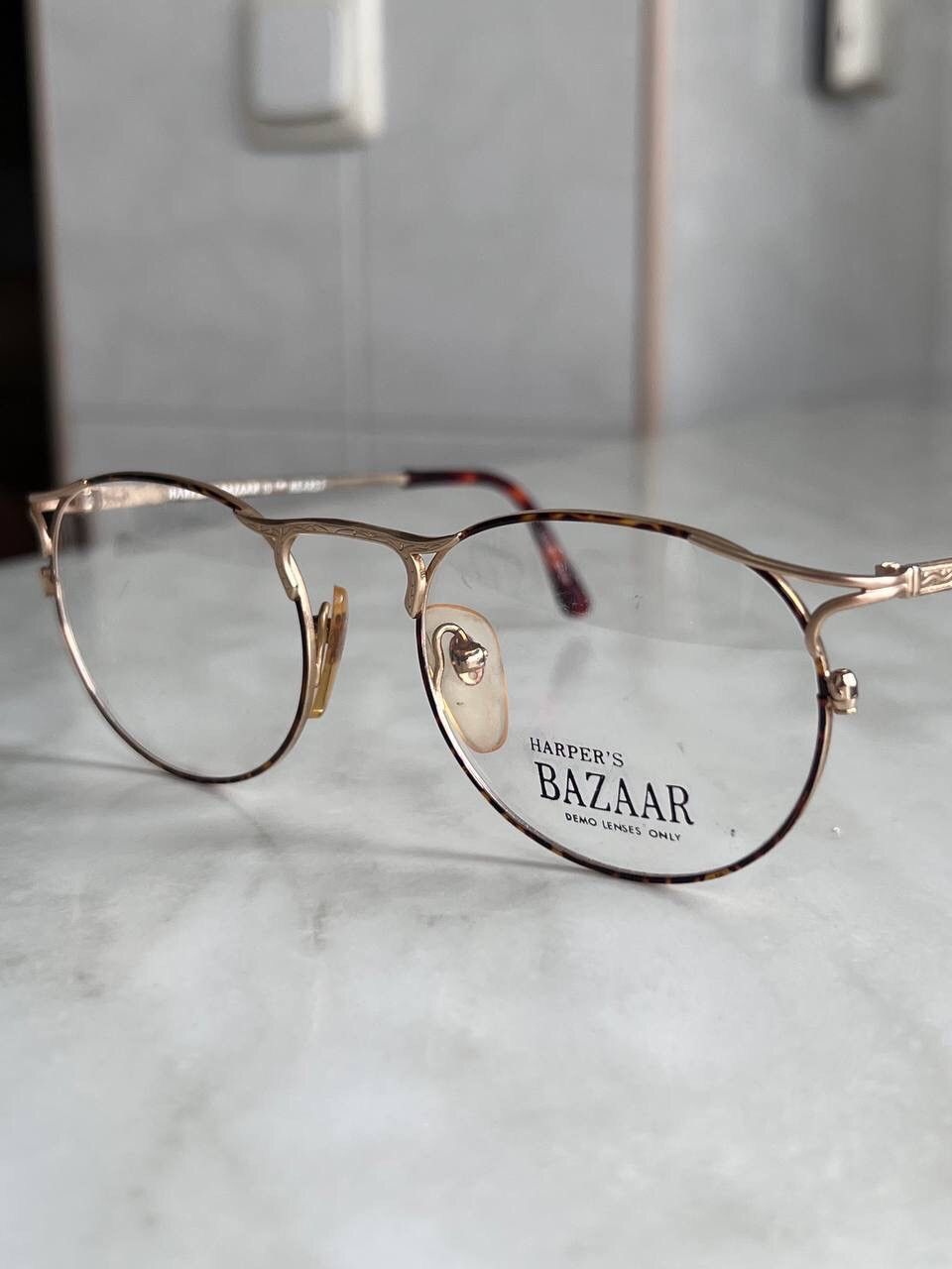Japanese Brand Harper's Bazar eyeglasses Retro Frame Japan Made '90s Y2K Size ONE SIZE - 10 Thumbnail
