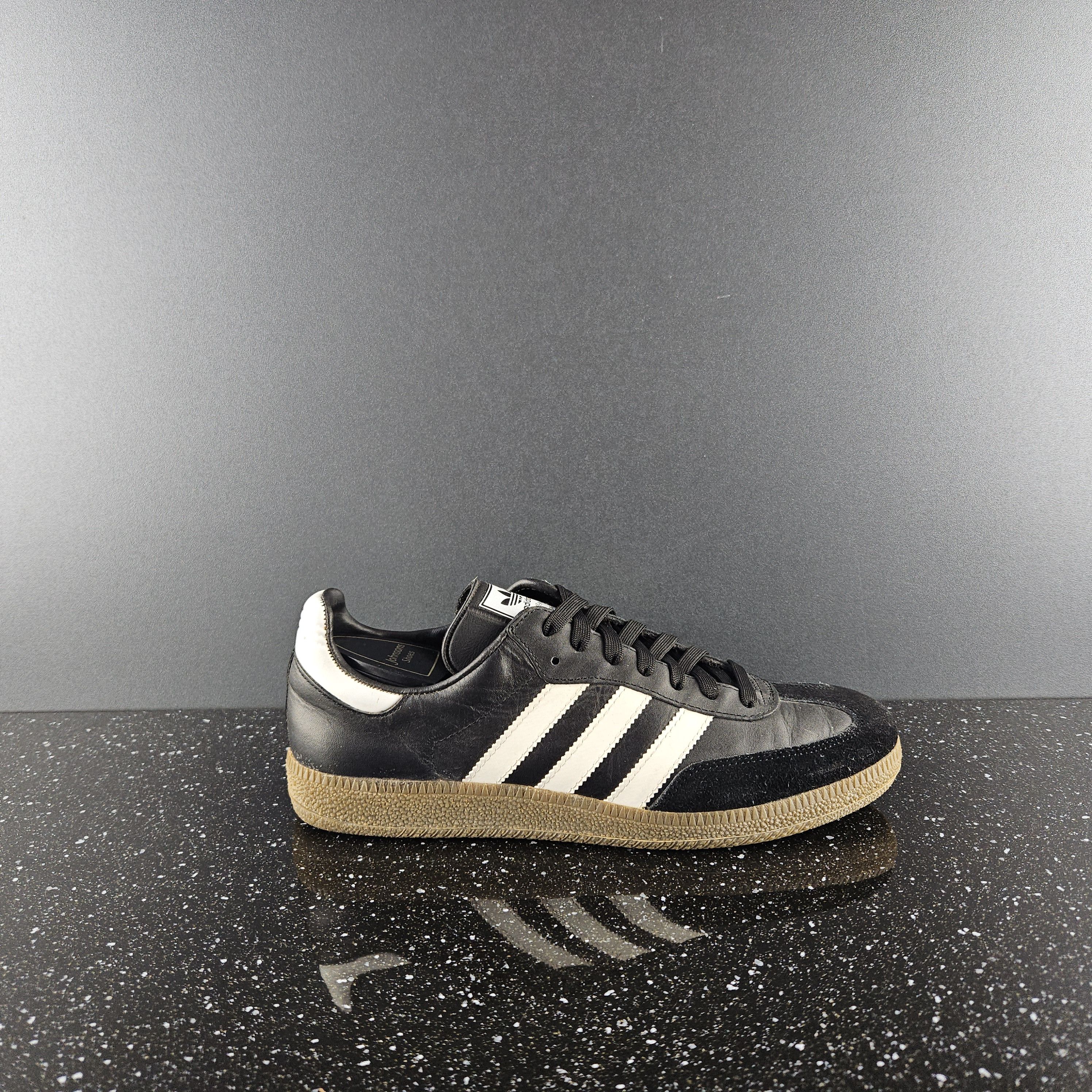 Adidas Vintage Adidas Samba black leather trainers Size US 9 / EU 42 - 1 Thumbnail