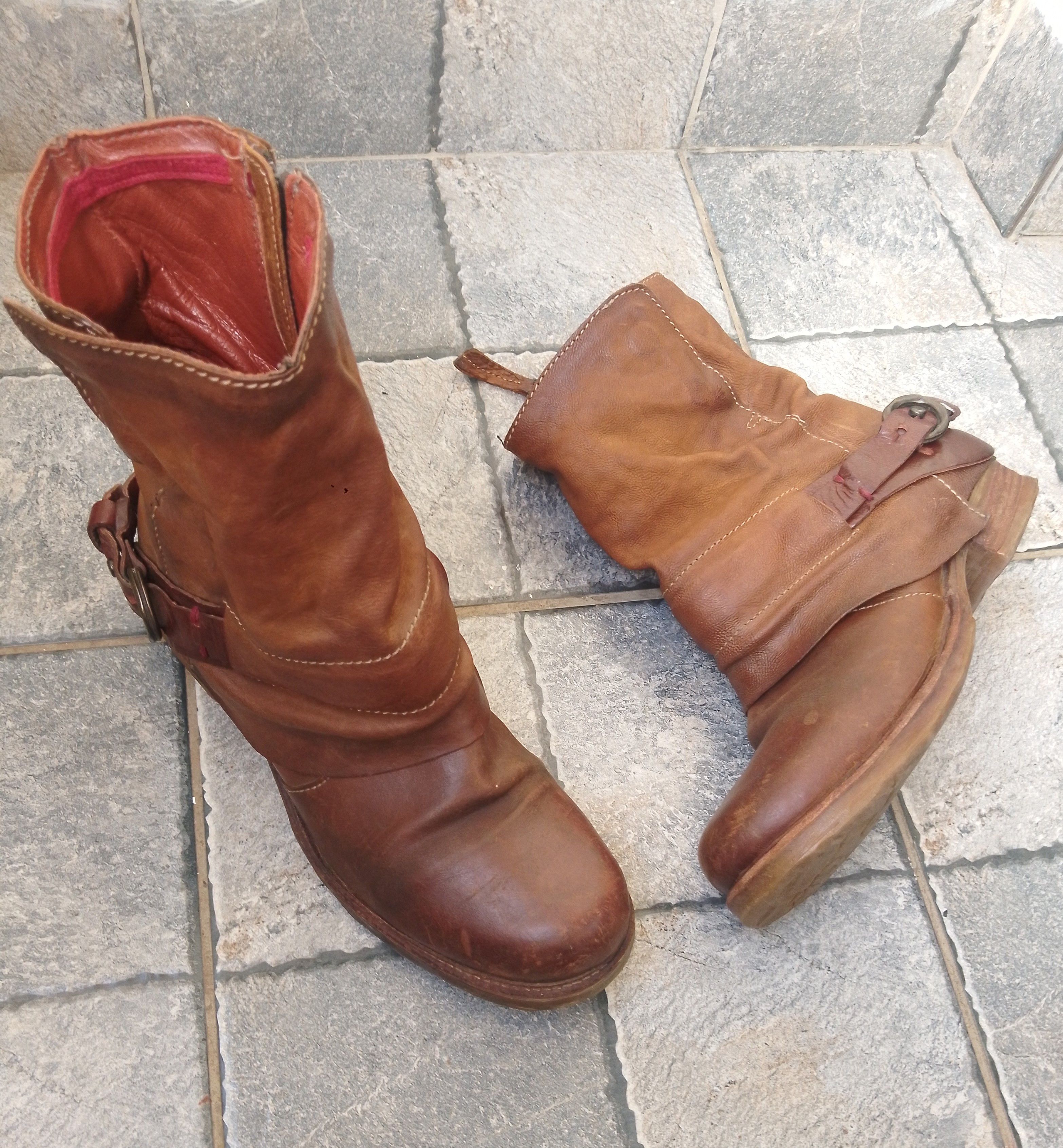 A.S.98 AS 98 BOHO BIKER BOOTS Size US 6 / EU 39 - 3 Thumbnail