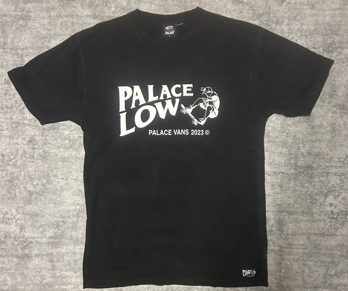 Palace Palace x Vans Low Black Tee - Size Large Size US L / EU 52-54 / 3 - 3 Thumbnail