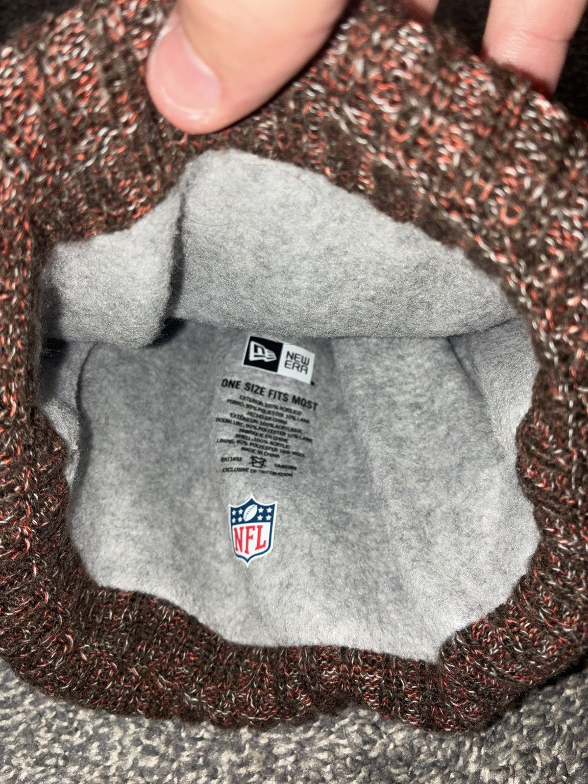 New Era CLEVELAND BROWNS BEANIE Size ONE SIZE - 4 Thumbnail