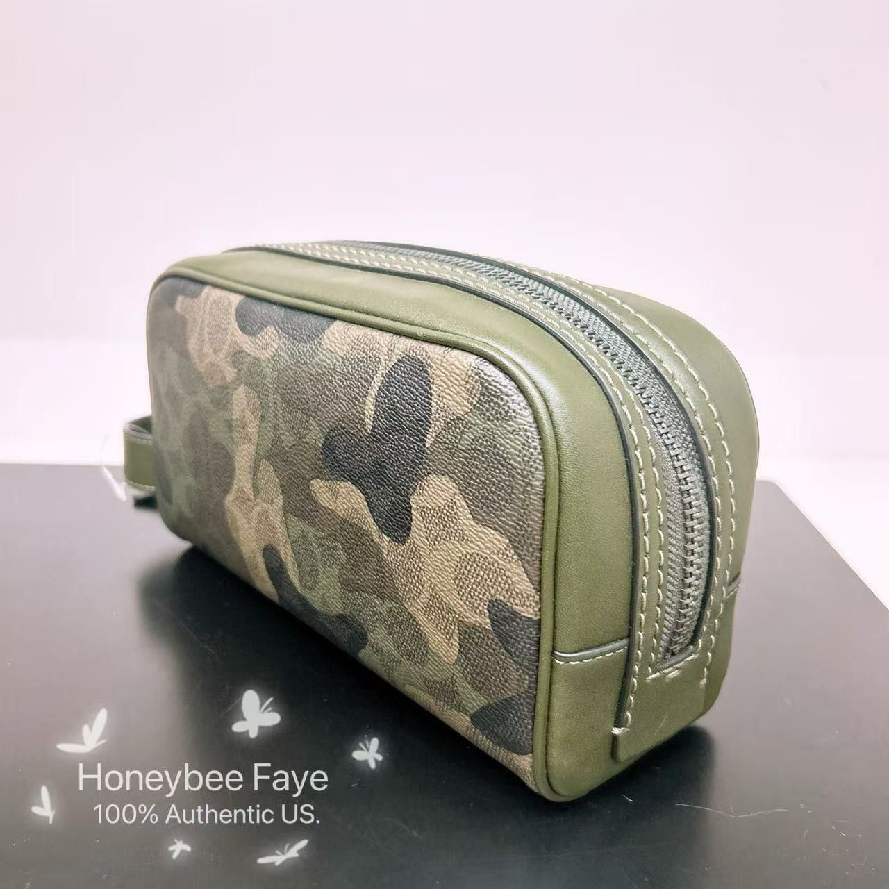 Coach Small Travel Kit In Signature Camo Print CX879 Size ONE SIZE - 3 Thumbnail