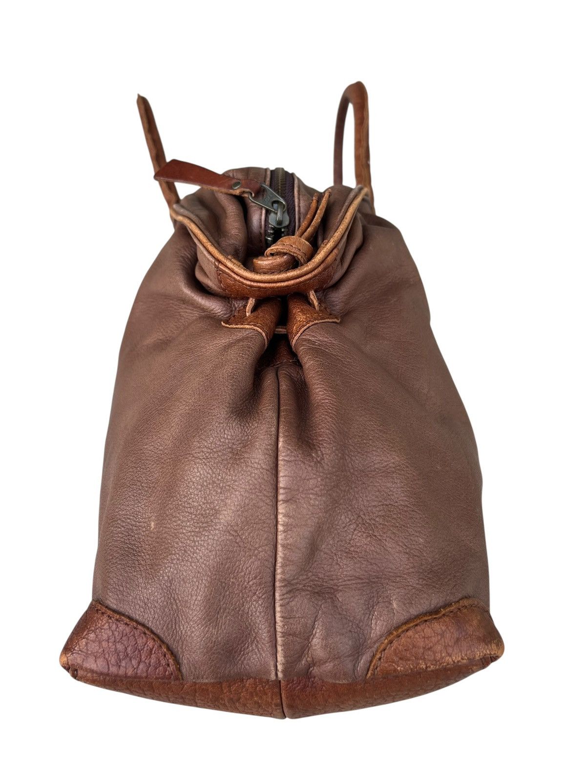 Leather Ibiza Japan Patina Brown Leather Weekend Bag Size ONE SIZE - 11 Thumbnail