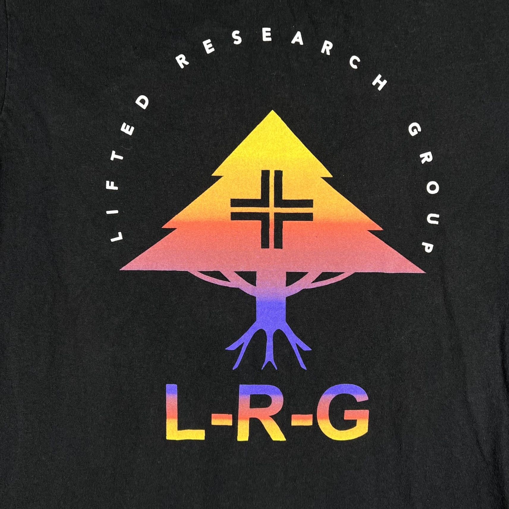 Vintage LRG T-Shirt Men’s Size S Black Crew Neck Short Sleeve Gradient Graphic Logo Size US S / EU 44-46 / 1 - 4 Thumbnail