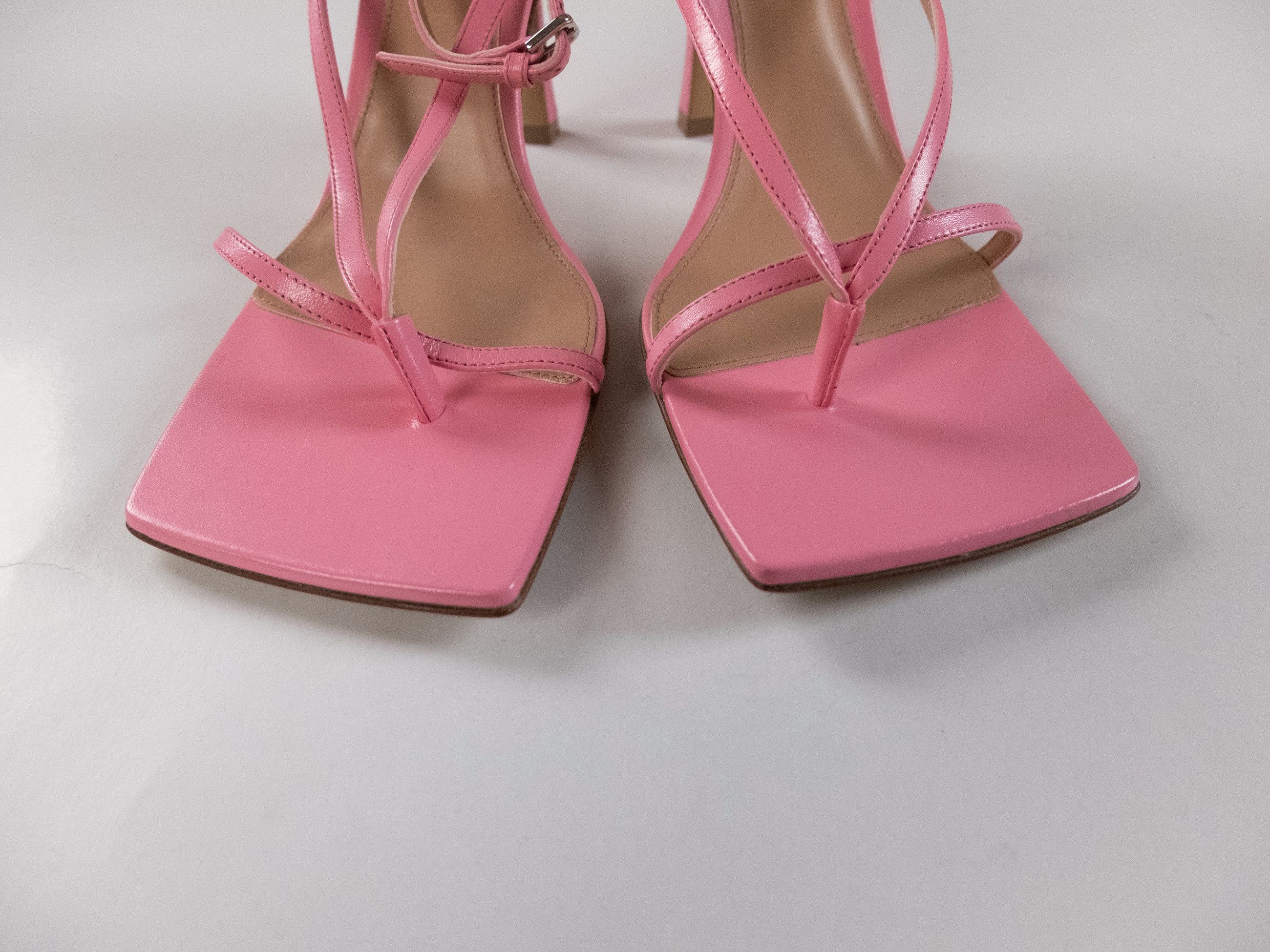 Bottega Veneta BOTTEGA VENETA Stretch blossom pink leather sandals 9.5 39.5 Size US 9.5 / IT 39.5 - 5 Thumbnail