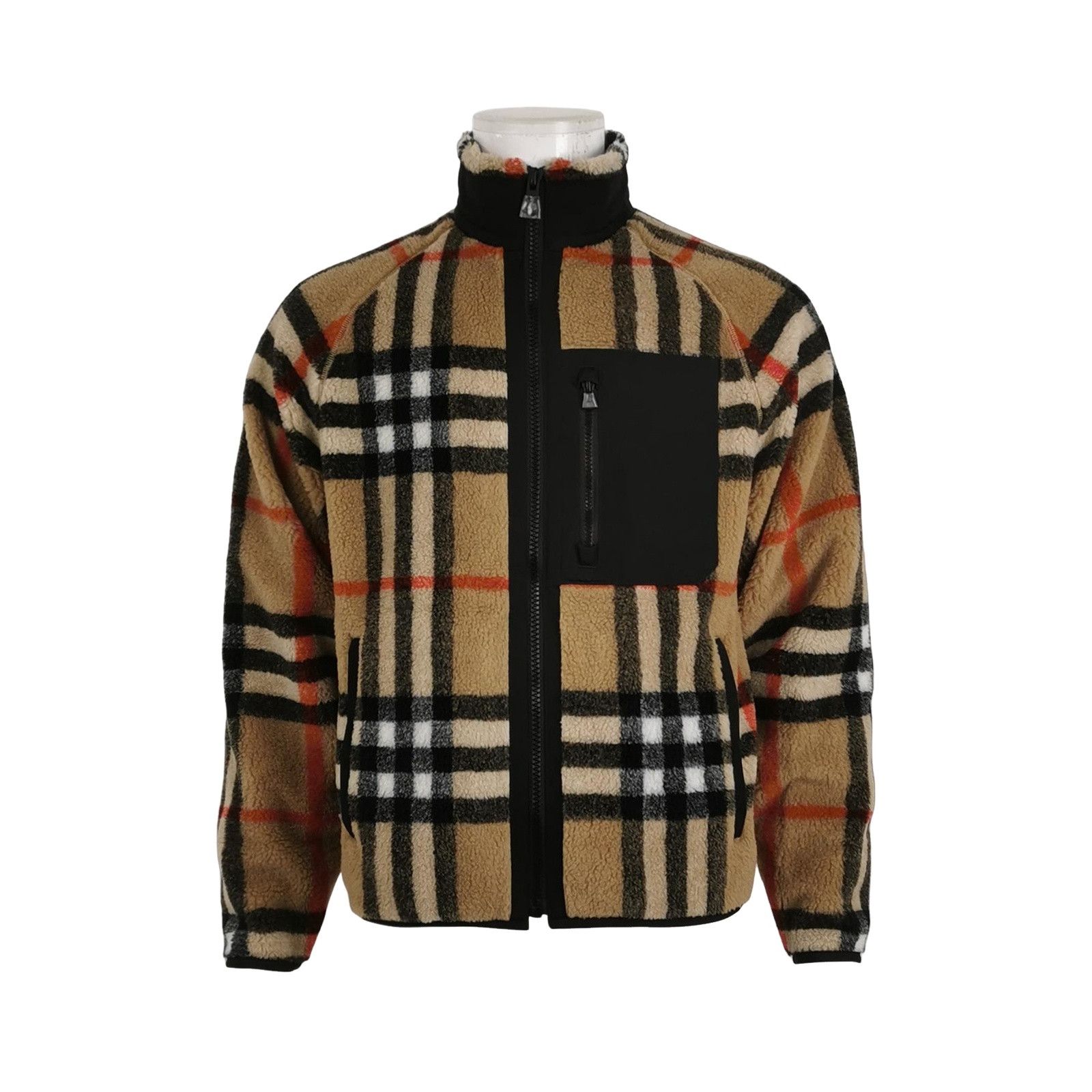 Burberry Burberry Check Fleece Zip-up Jacket Size S Size US S / EU 44-46 / 1 - 1 Thumbnail