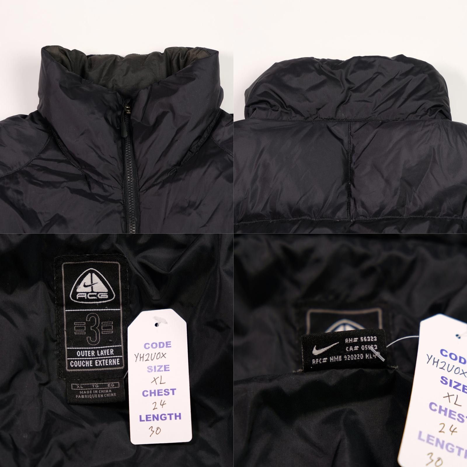 Nike Nike ACG Vintage Black Down Puffer Jacket XL Size US XL / EU 56 / 4 - 4 Thumbnail