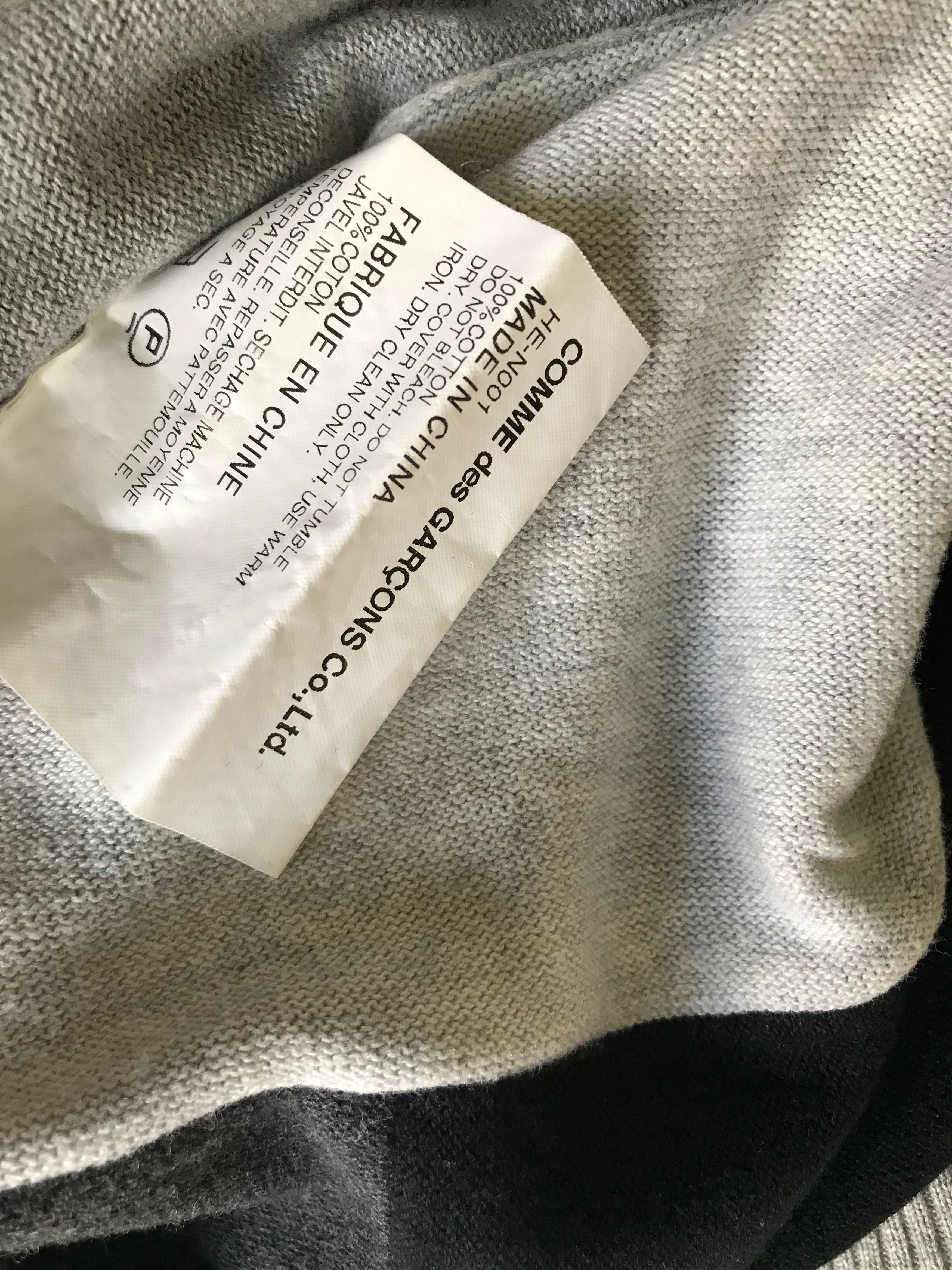 Comme des Garcons Comme des garcons panneled sweater Size US L / EU 52-54 / 3 - 4 Thumbnail