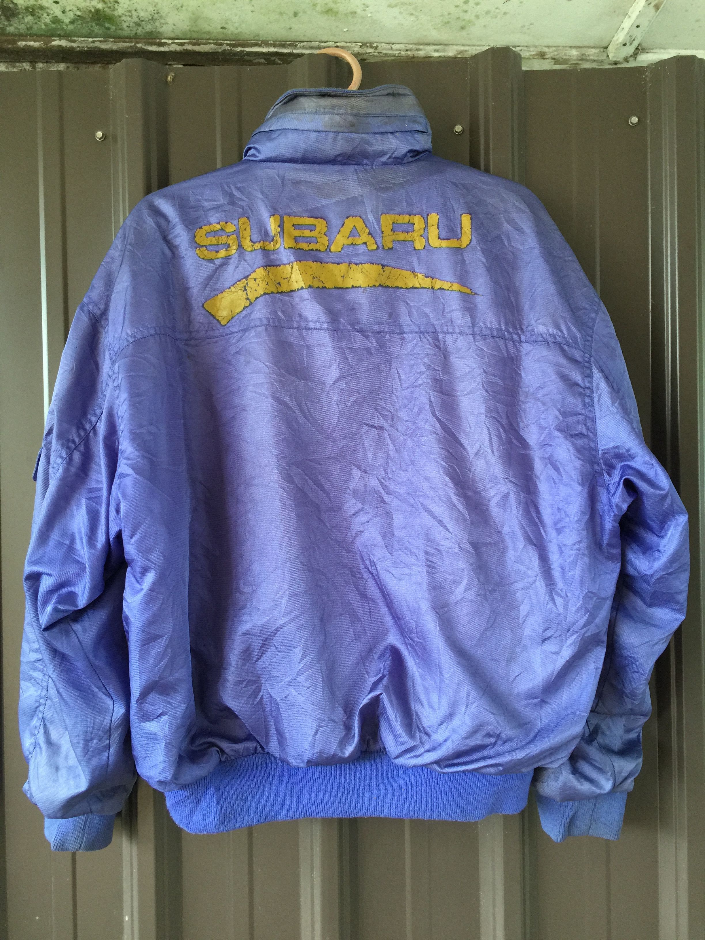 Vintage Subaru Rally Team Sunfaded Distressed Jacket